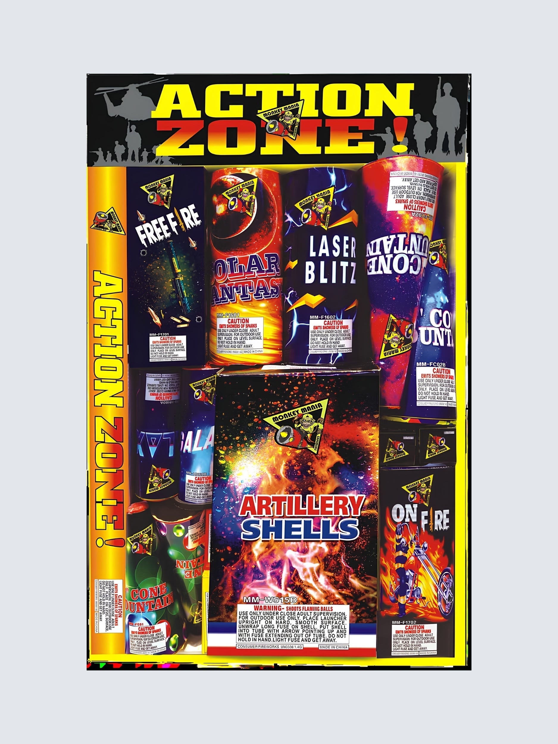 Action Zone! | Aerial & Ground Mix Variety Assortment
