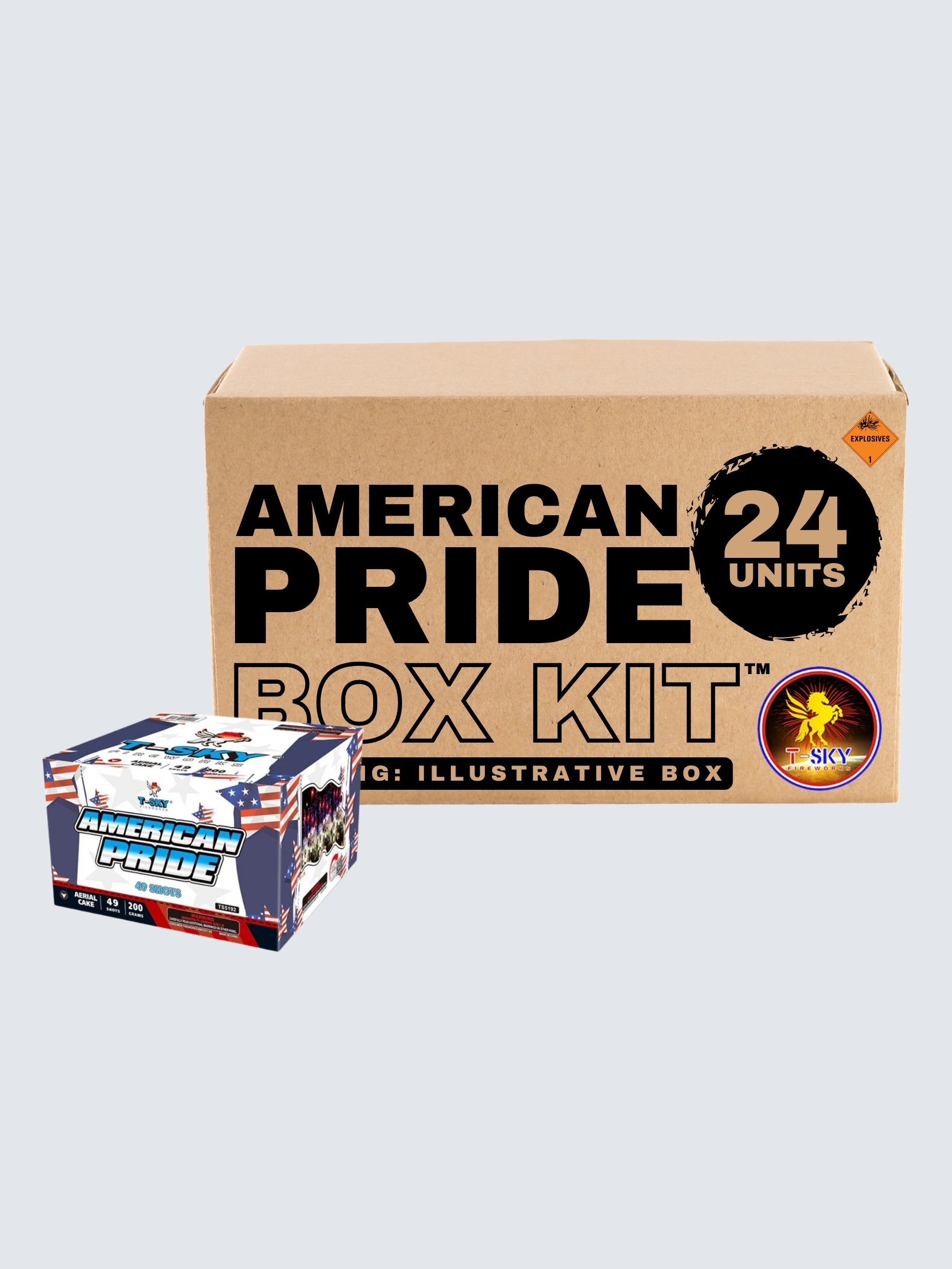American Pride | 49 Shot Aerial Repeater