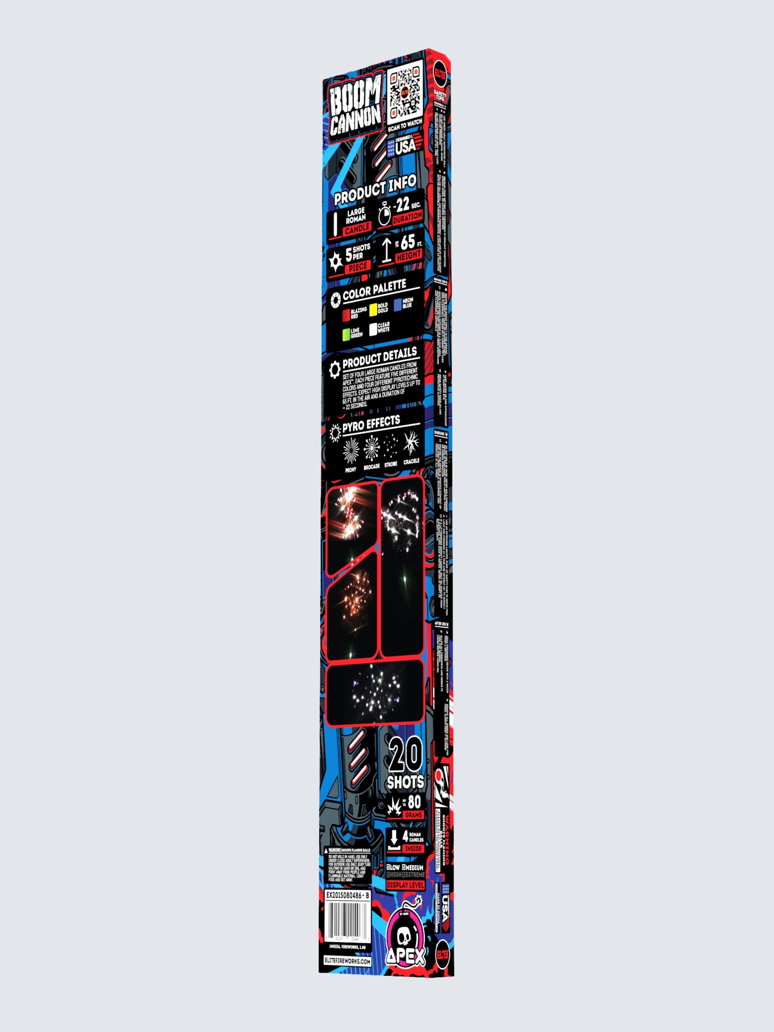 Boom Cannon™ | 5 Shot Roman Candle