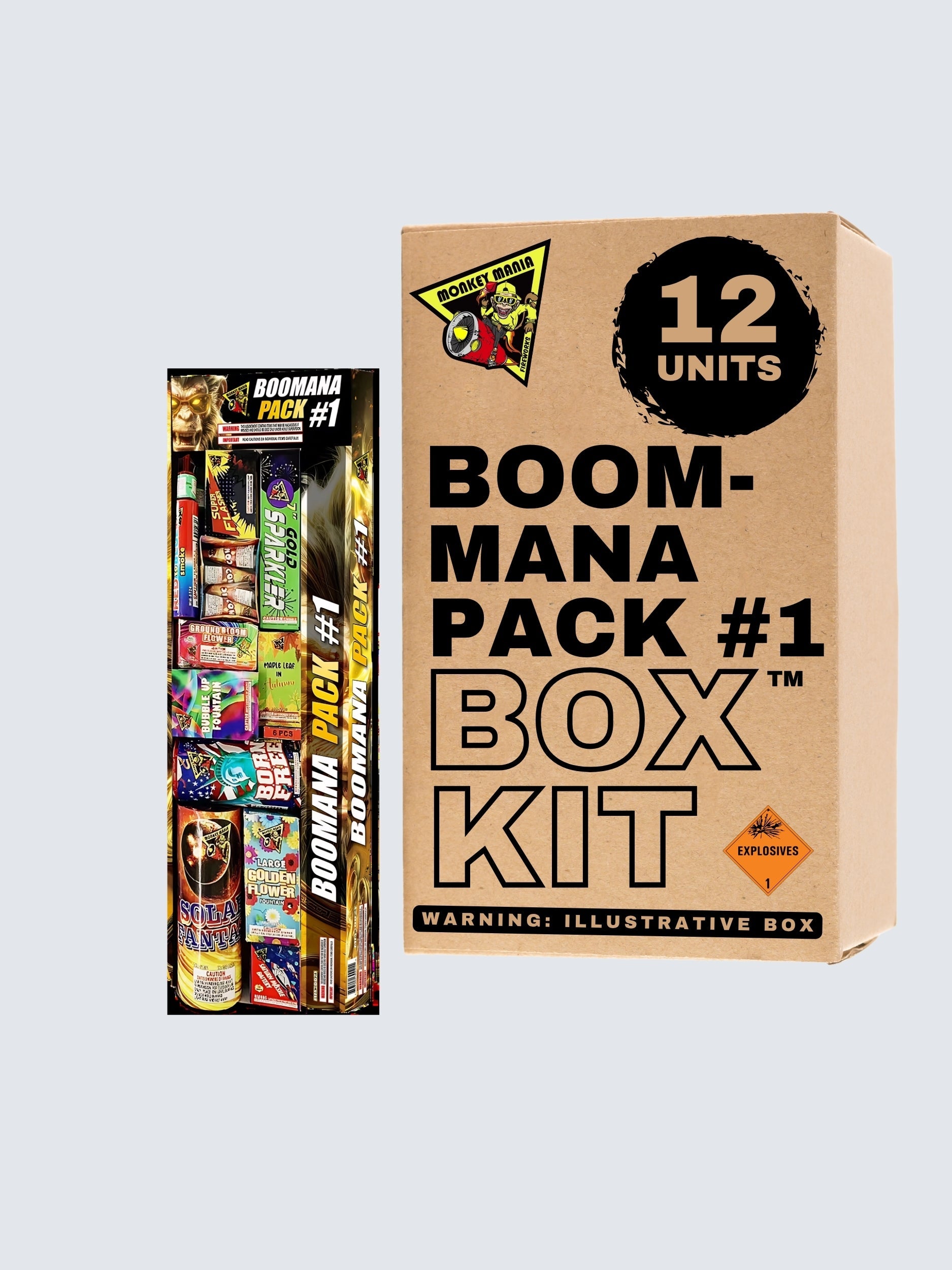 Boomana Pack #1 | Aerial & Ground Mix Variety Assortment