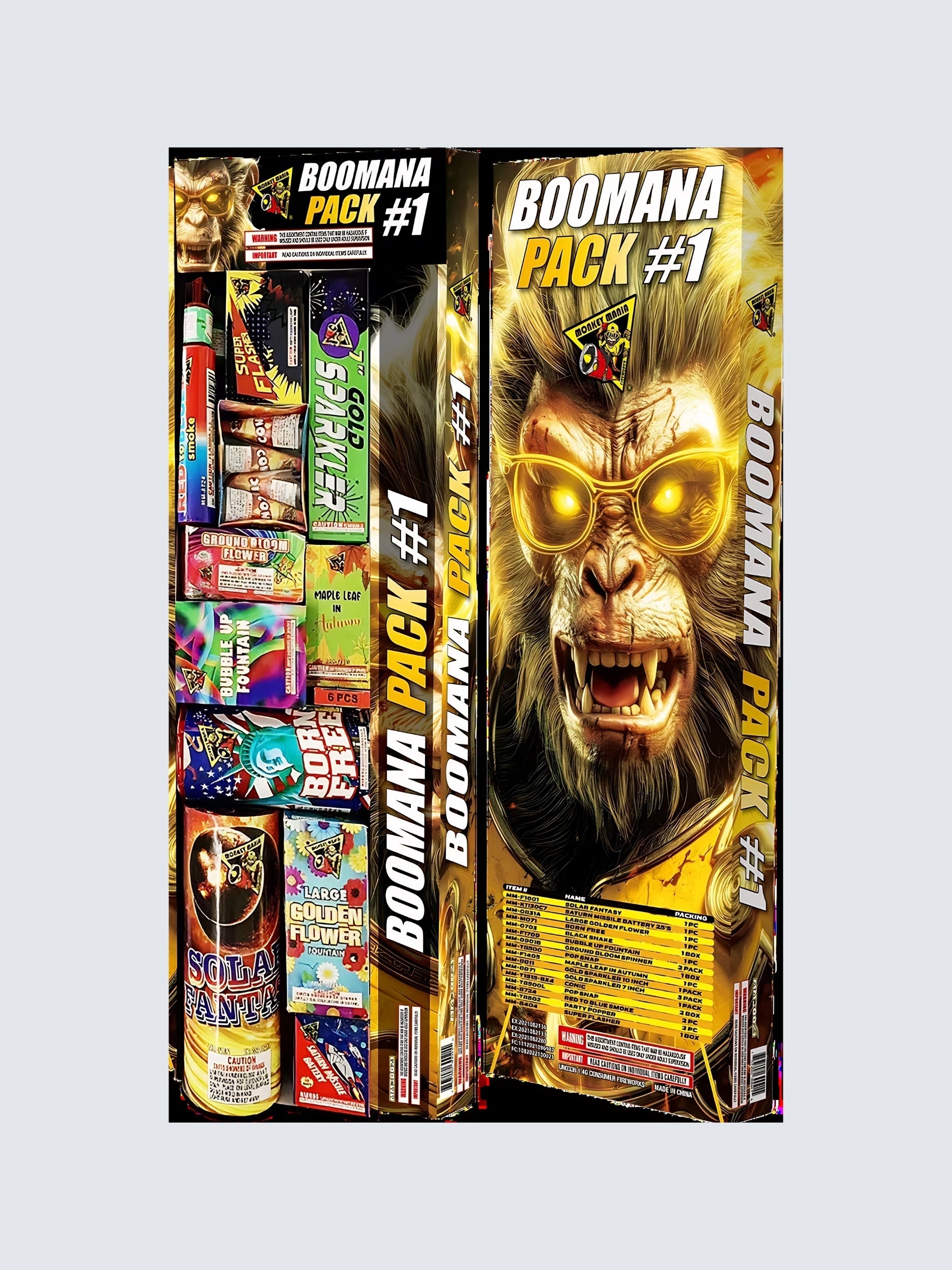 Boomana Pack #1 | Aerial & Ground Mix Variety Assortment