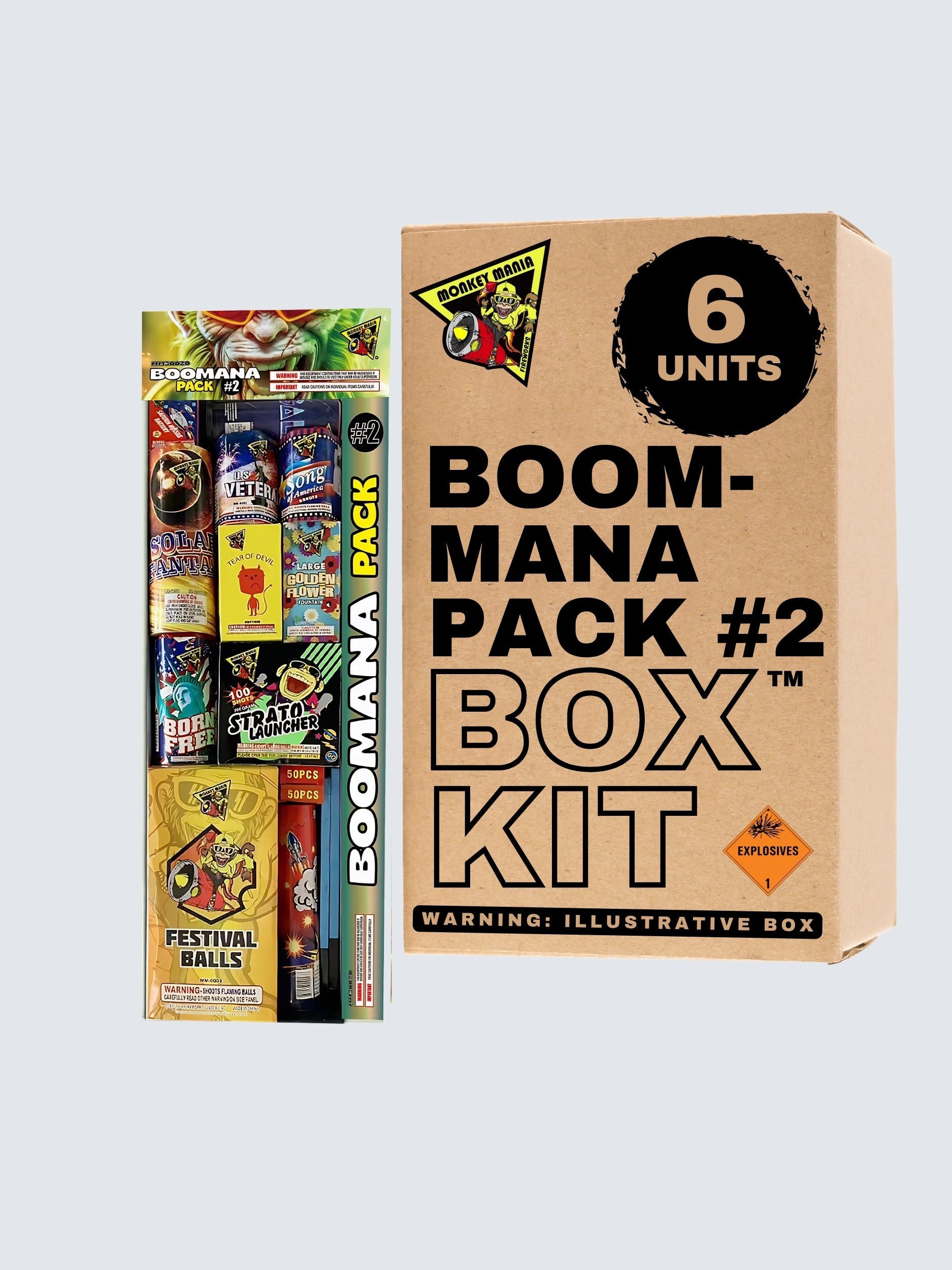 Boomana Pack #2 | Aerial & Ground Mix Variety Assortment