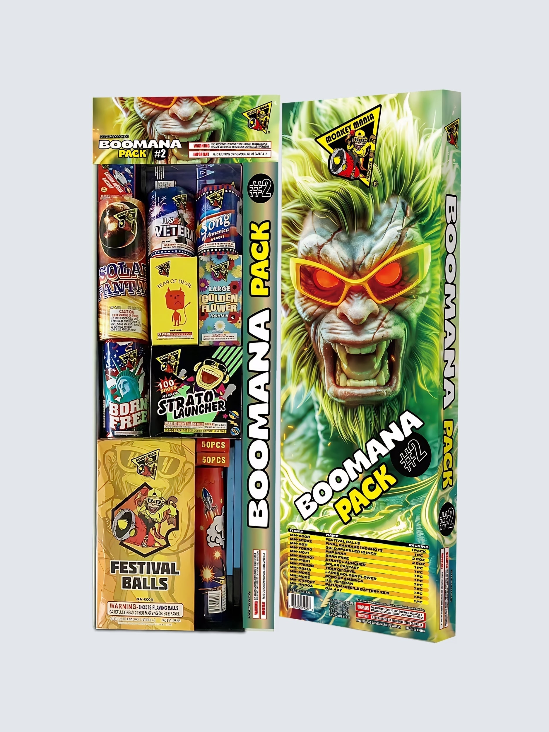 Boomana Pack #2 | Aerial & Ground Mix Variety Assortment