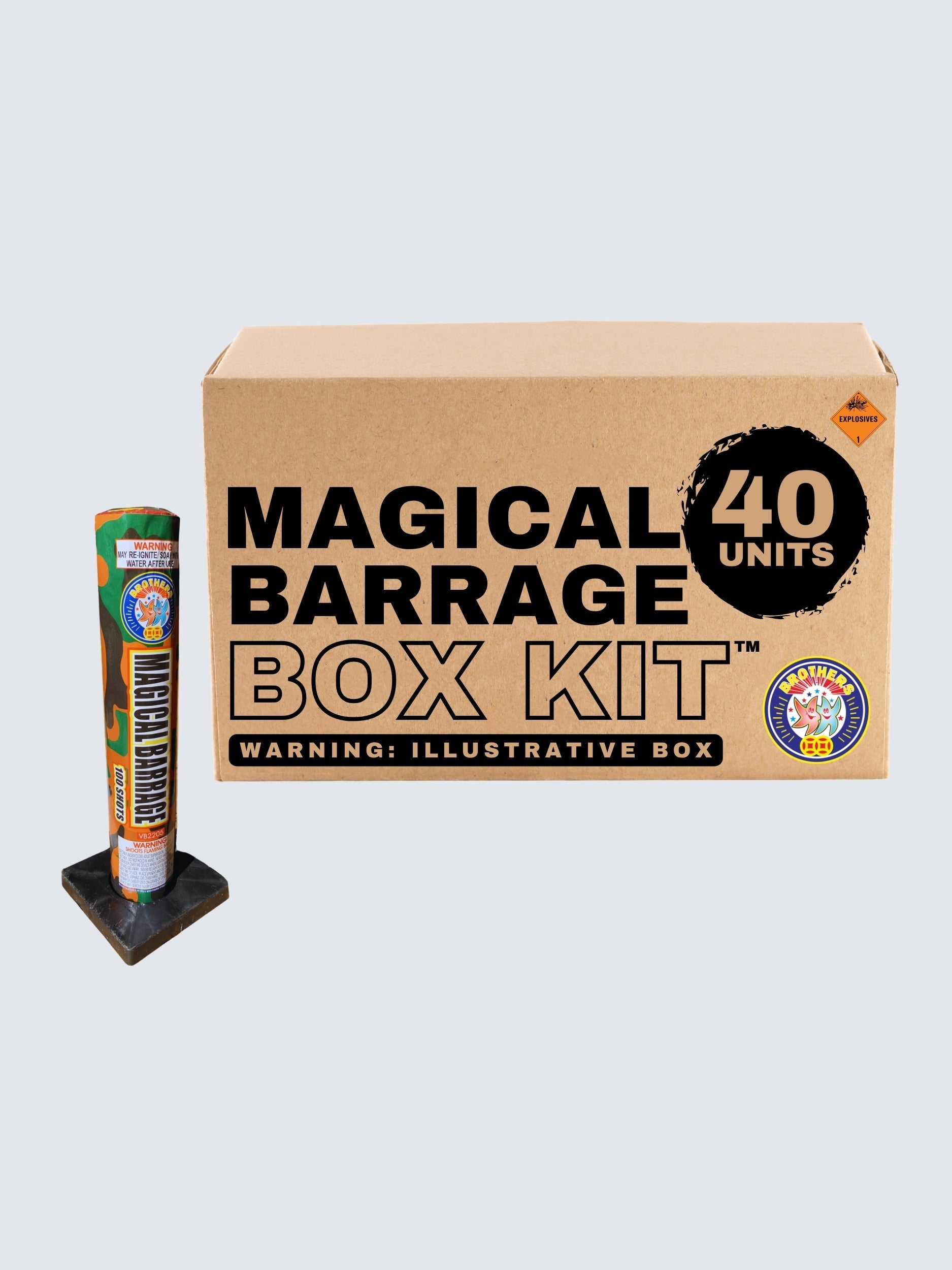 Brother's Magical Barrage | 100 Shot Aerial Repeater