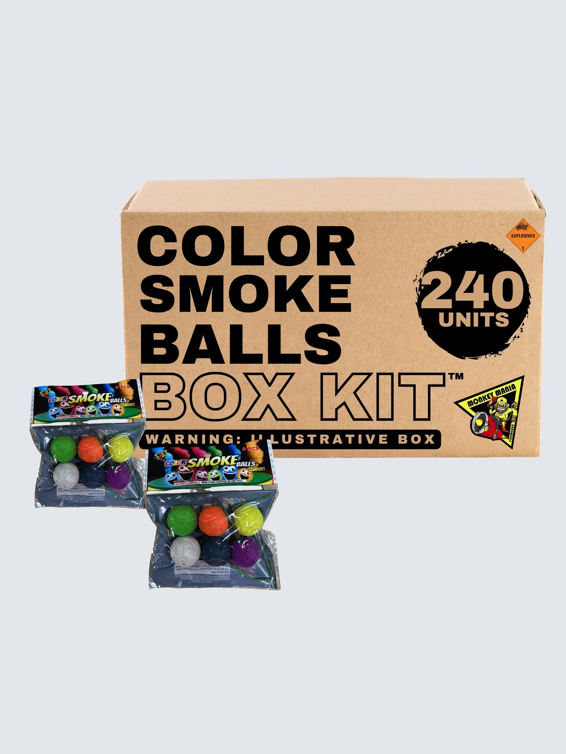 Color Smoke Balls | Six Color Assorted Smoke Gadget