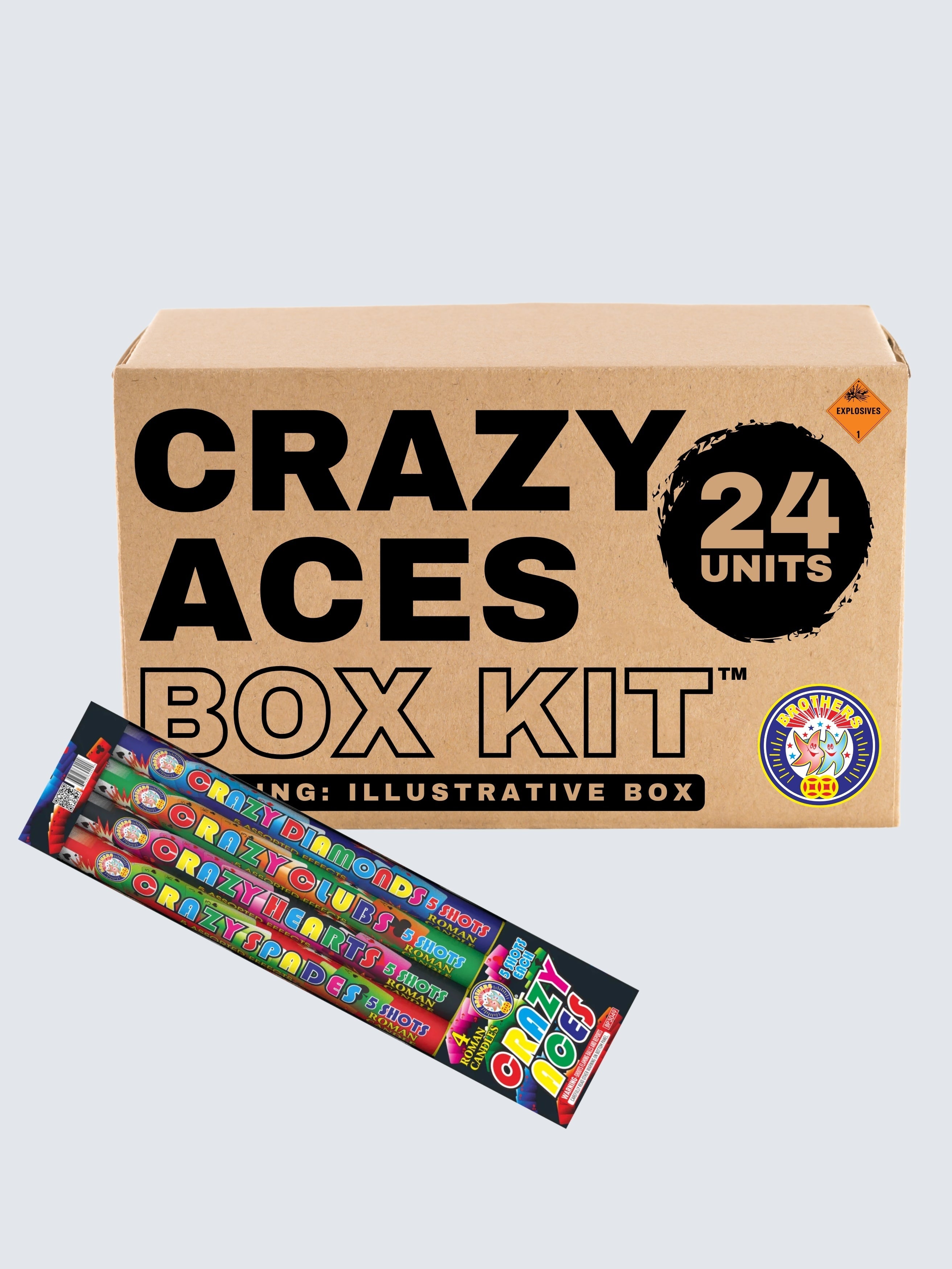 Crazy Aces | 5 Shot Roman Candle