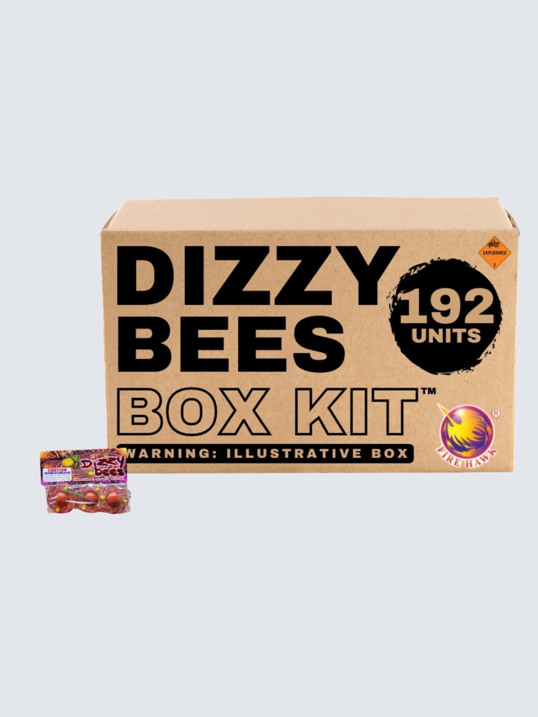 Dizzy Bees (Ground Spinner & Crackling) | Rapid Plastic Spinning Ground Novelty