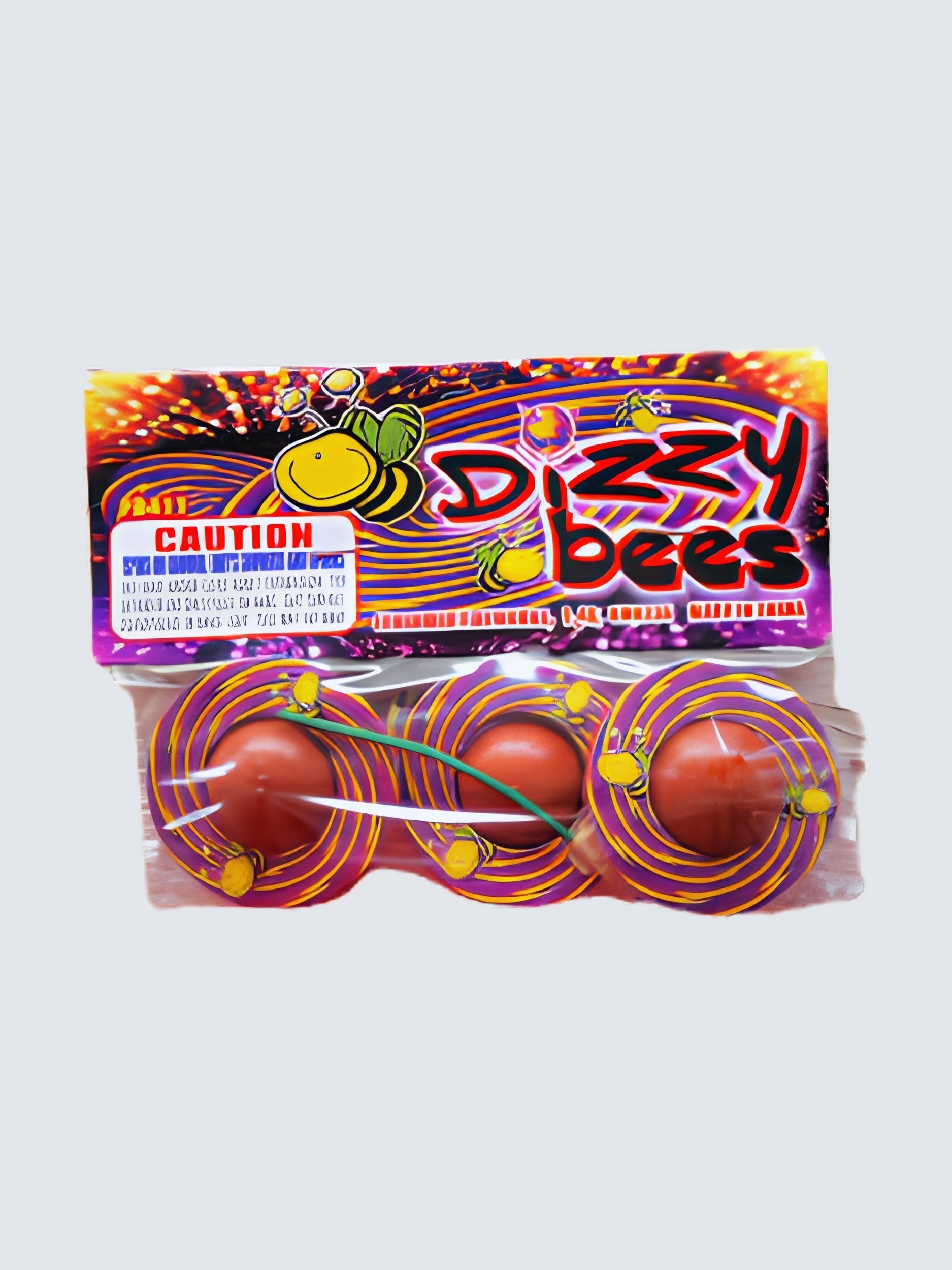 Dizzy Bees (Ground Spinner & Crackling) | Rapid Plastic Spinning Ground Novelty