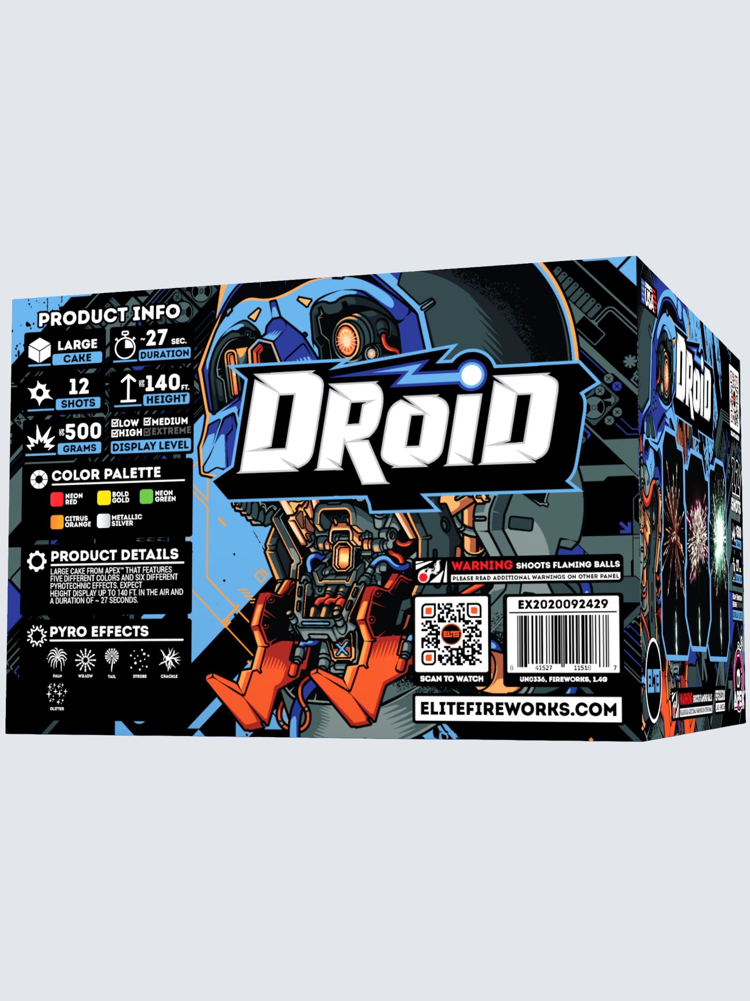 Droid™ | 12 Shot Aerial Repeater