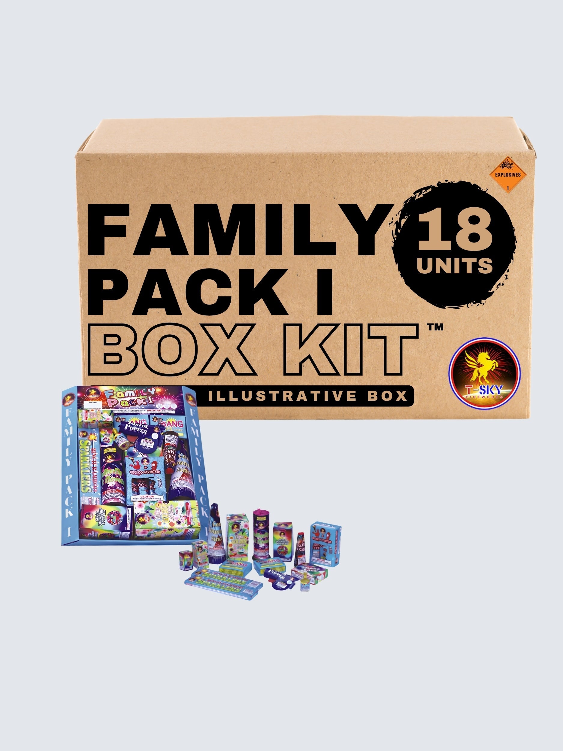 Family Pack I | Safe & Sane Ground Variety Assortment