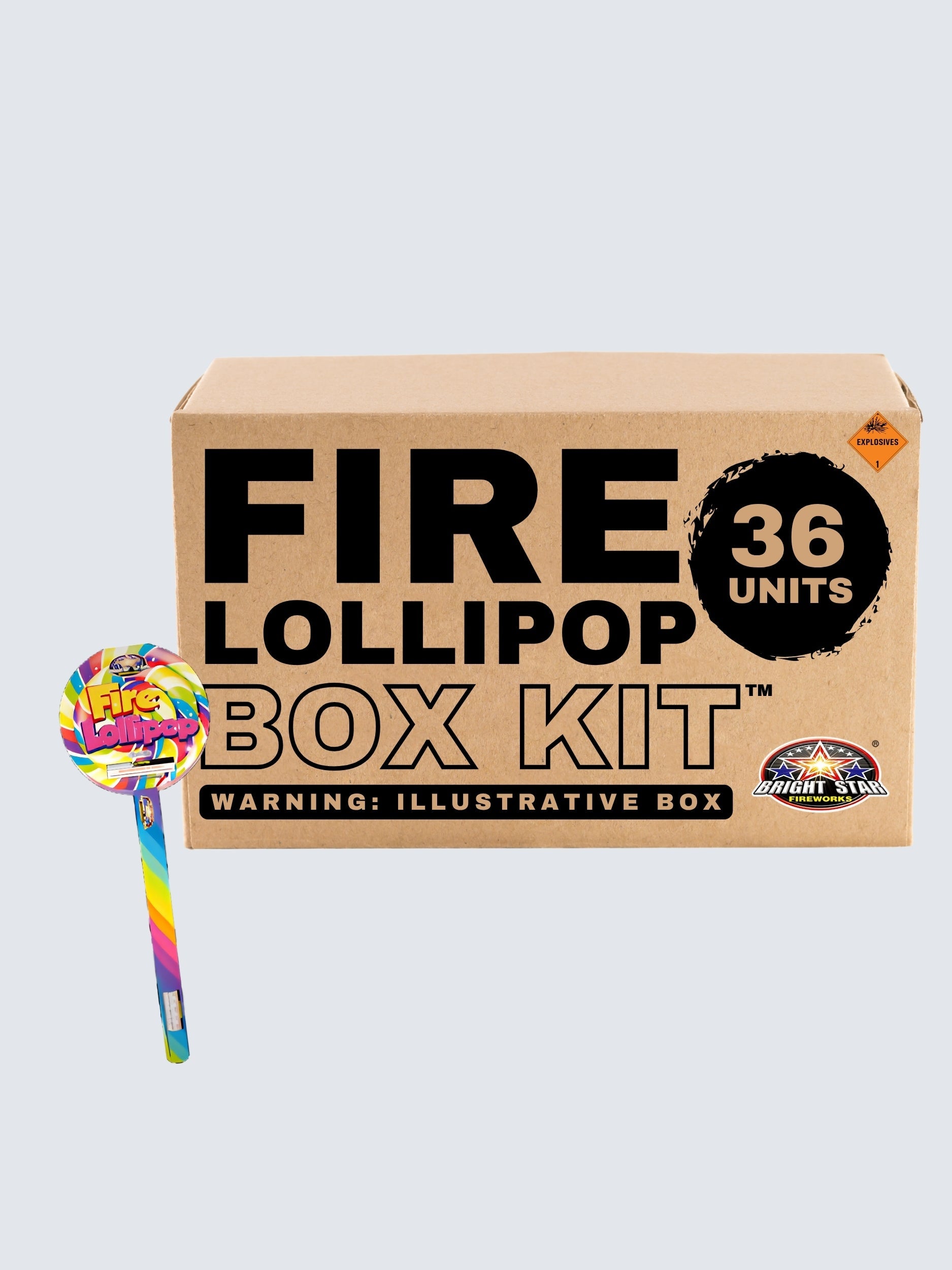 Fire Lollipop | Large Handheld Novelty Fountain Spurt™