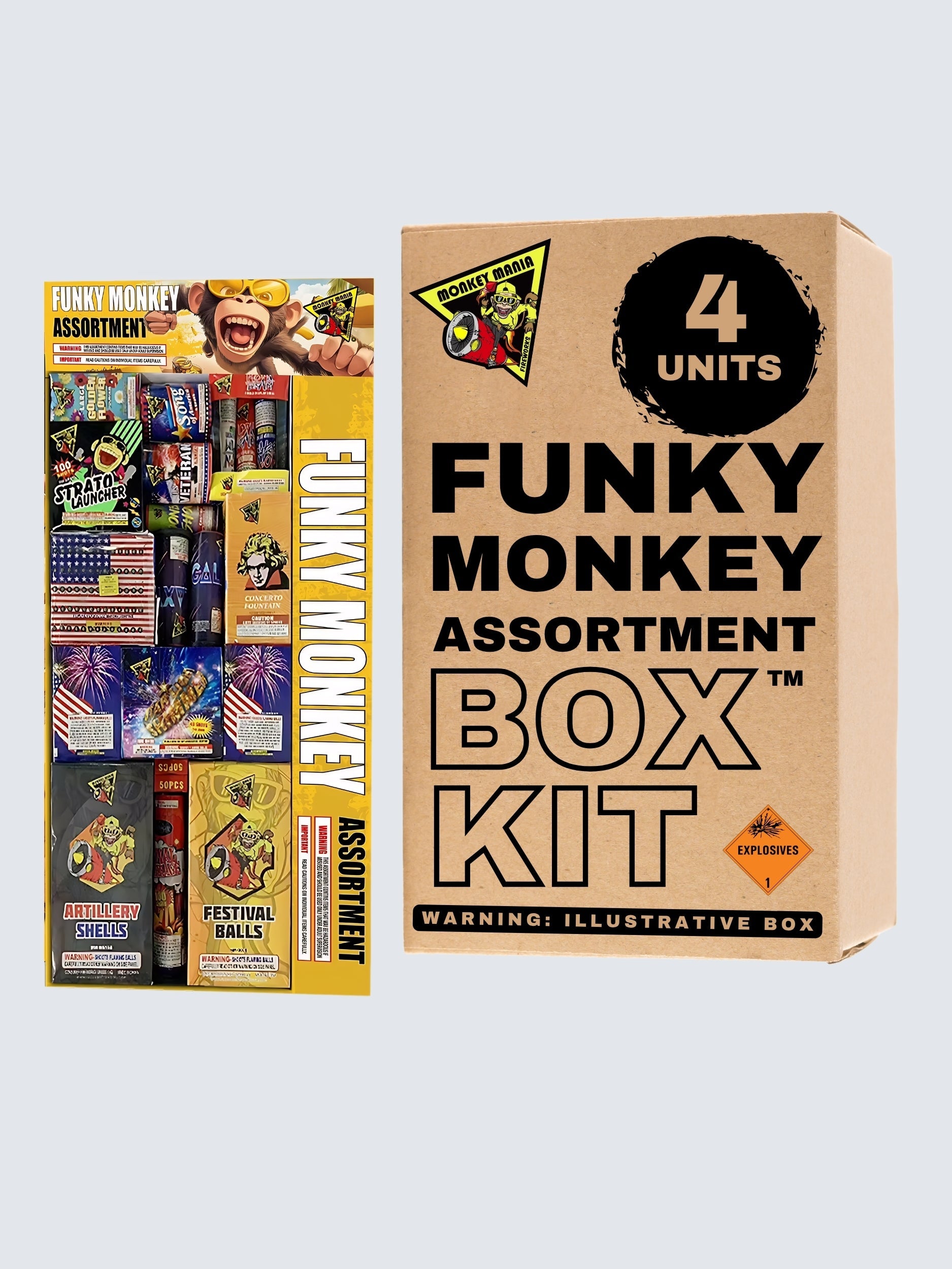Funky Monkey Assortment | Aerial & Ground Mix Variety Assortment