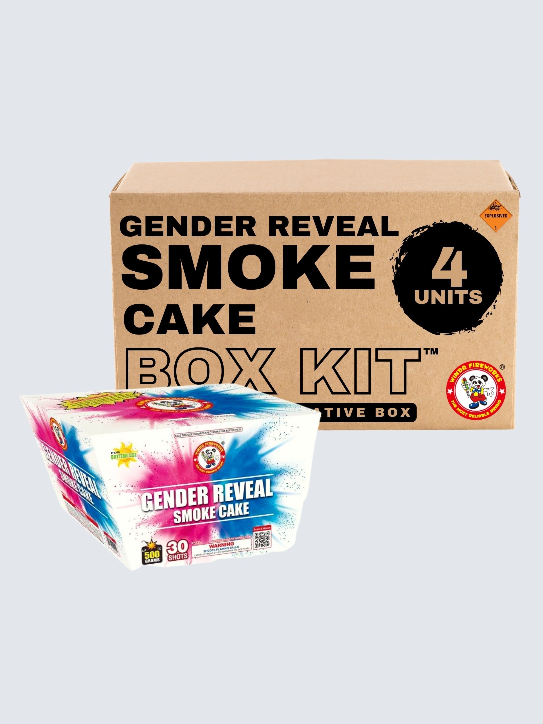 Gender Reveal Smoke Cake | 30 Shot Aerial Repeater
