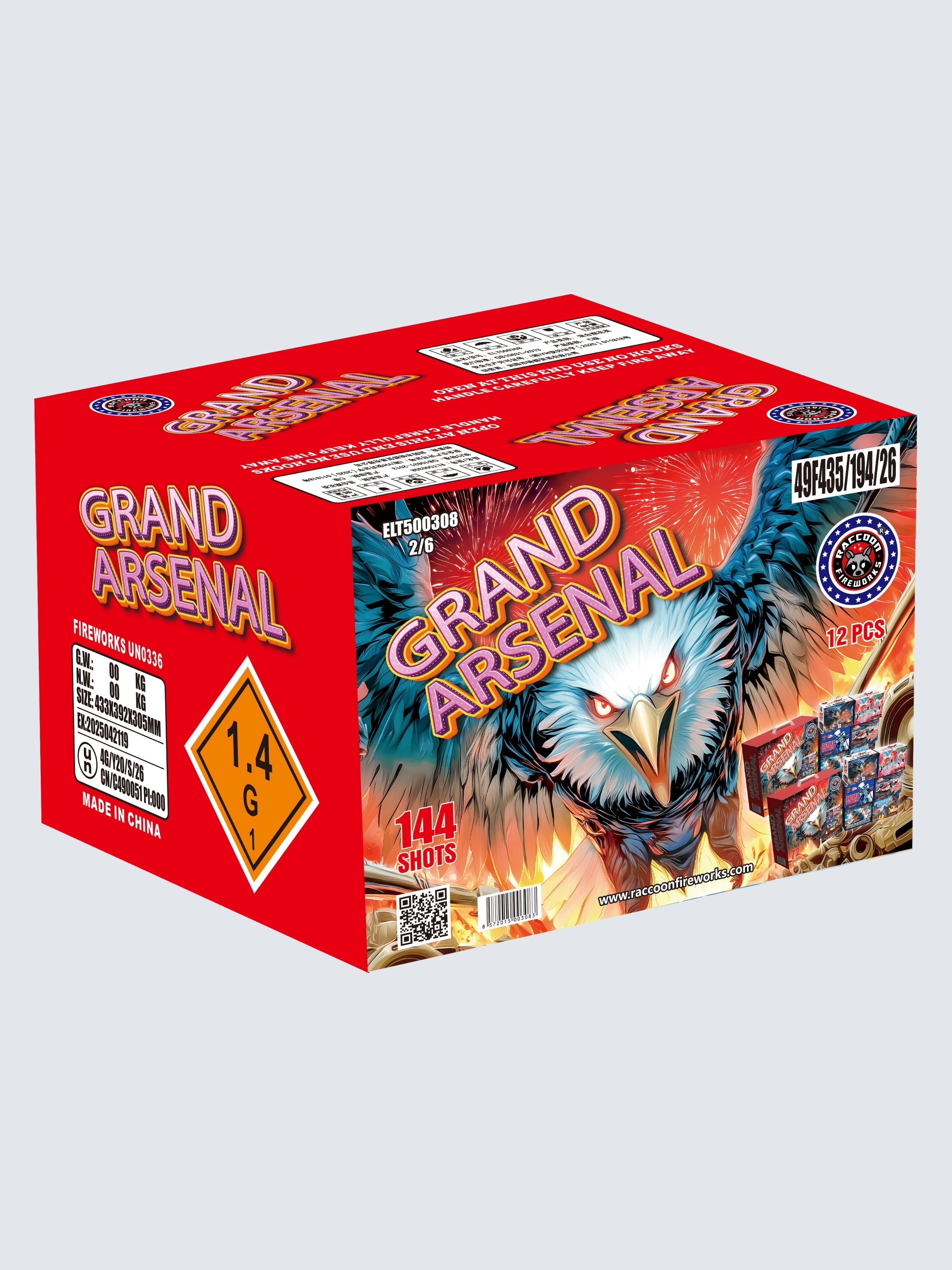 Grand Arsenal | 144 Shot Aerial Repeater Box Kit™