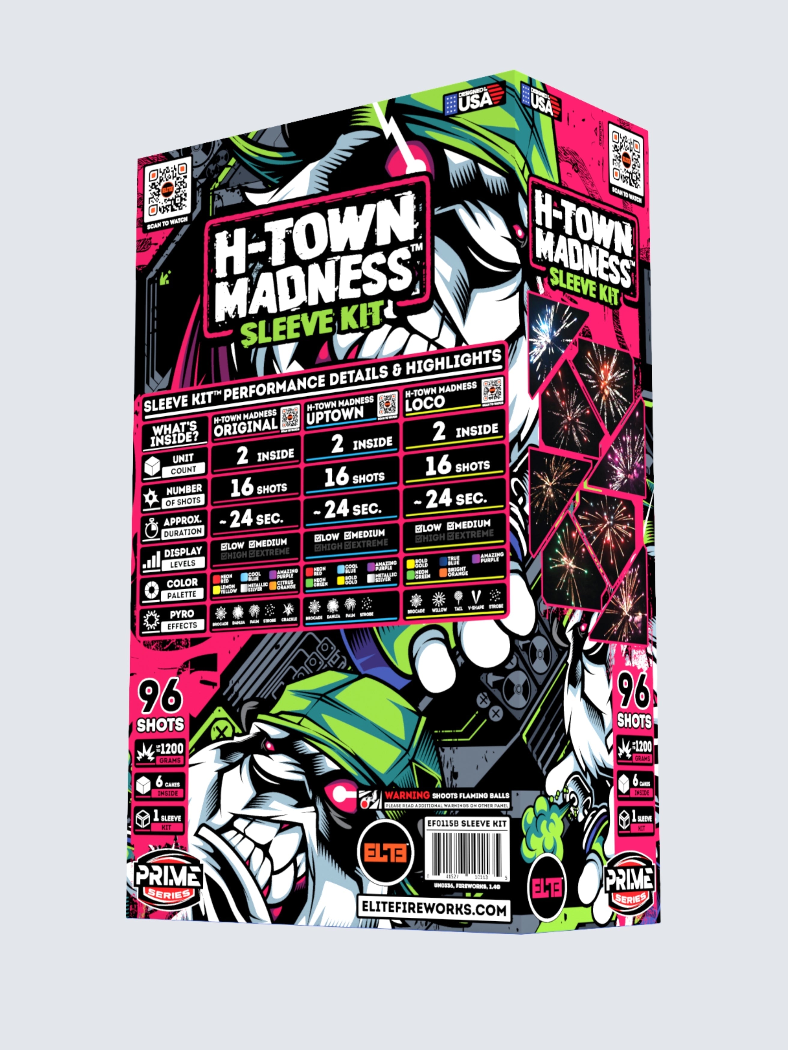 H-Town Madness™ | 192 Shot Aerial Repeater Box Kit™