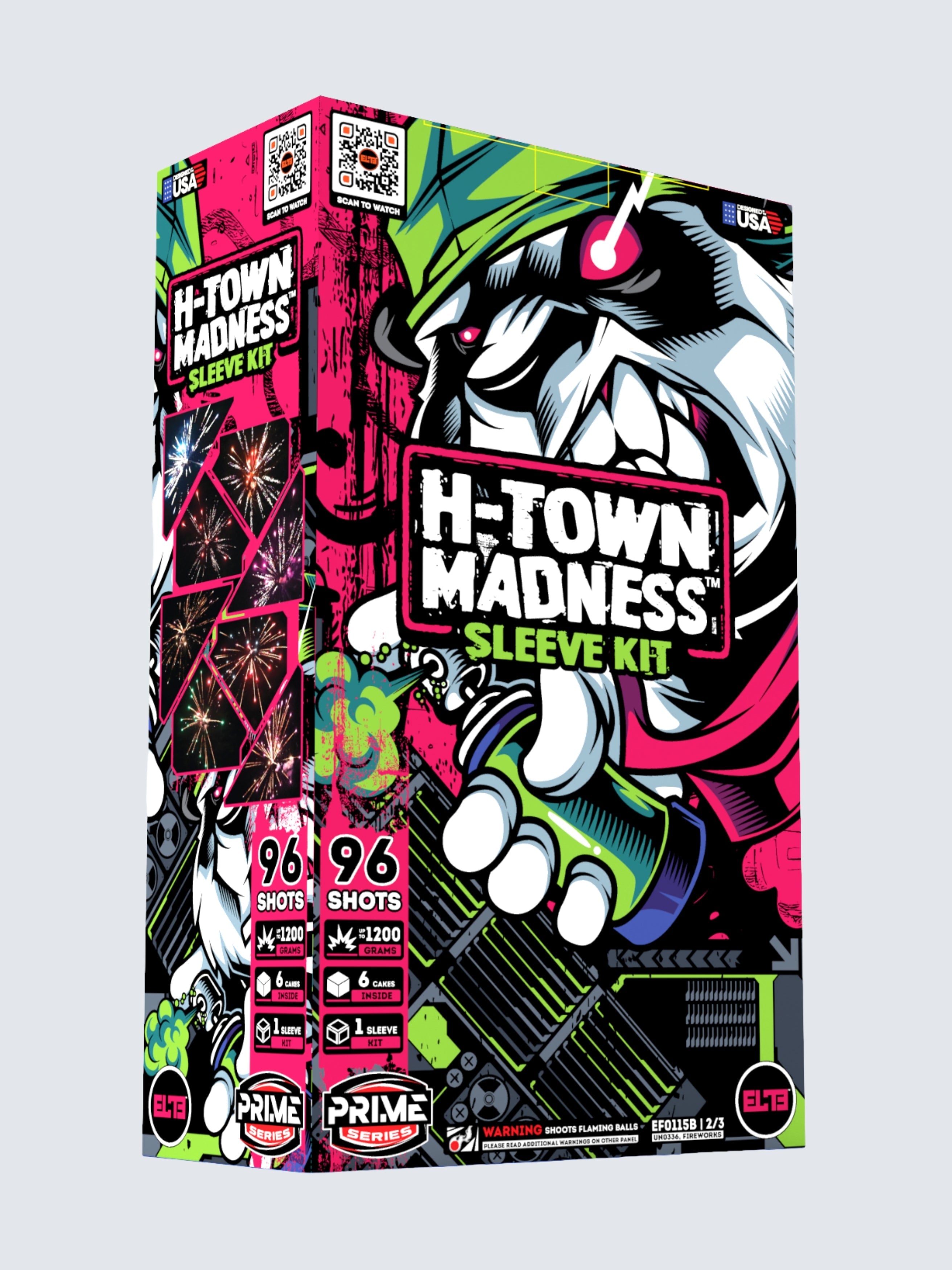 H-Town Madness™ | 192 Shot Aerial Repeater Box Kit™