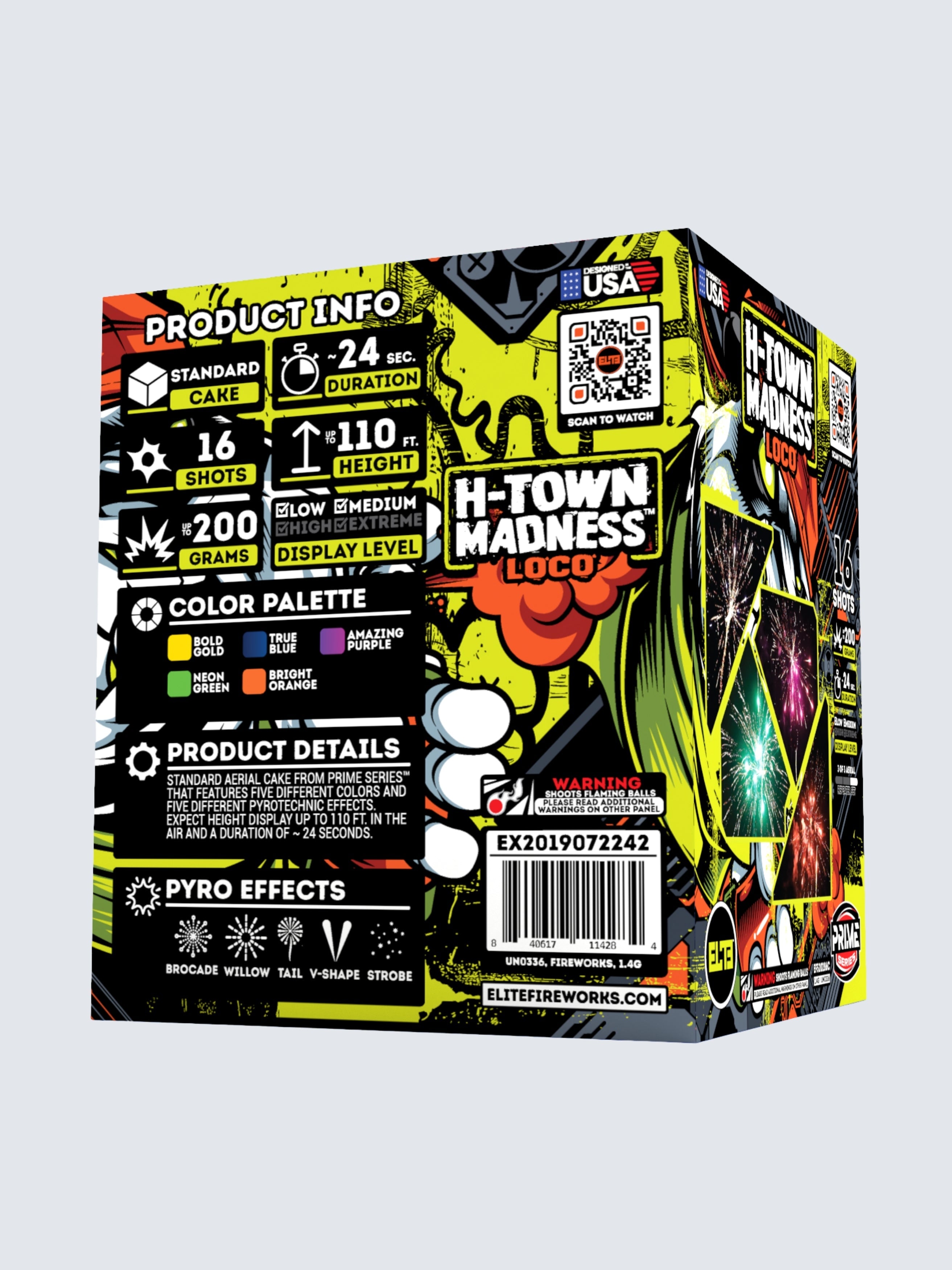H-Town Madness™ | 192 Shot Aerial Repeater Box Kit™