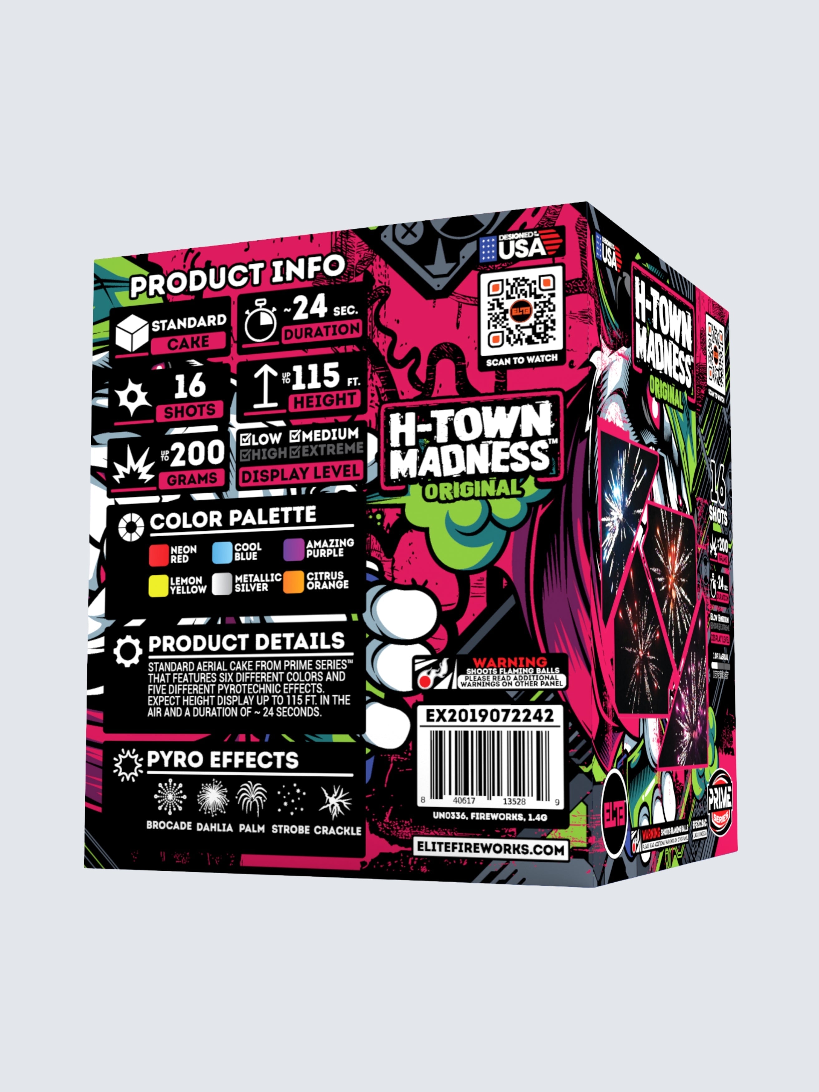 H-Town Madness™ | 192 Shot Aerial Repeater Box Kit™