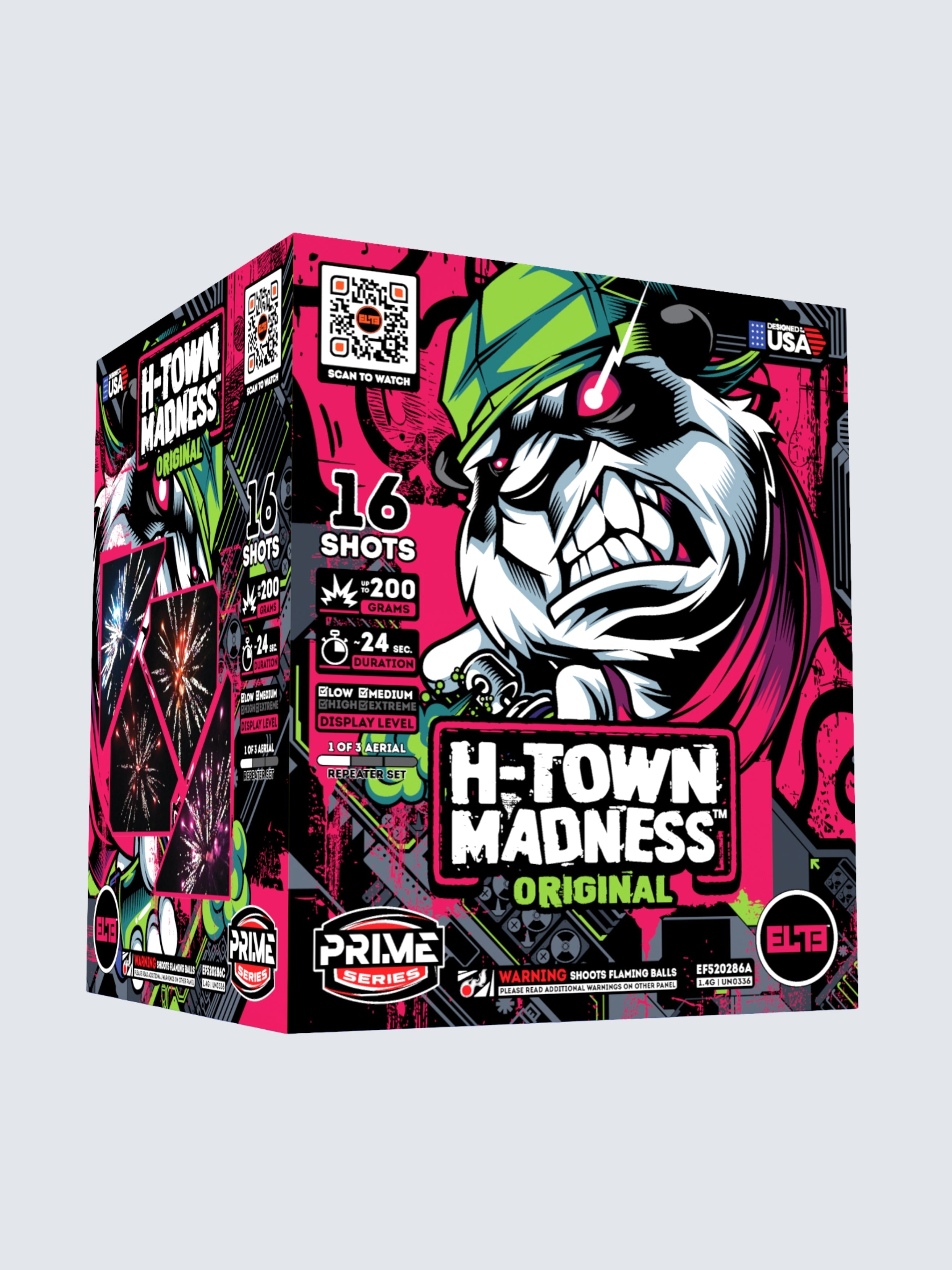 H-Town Madness™ | 192 Shot Aerial Repeater Box Kit™