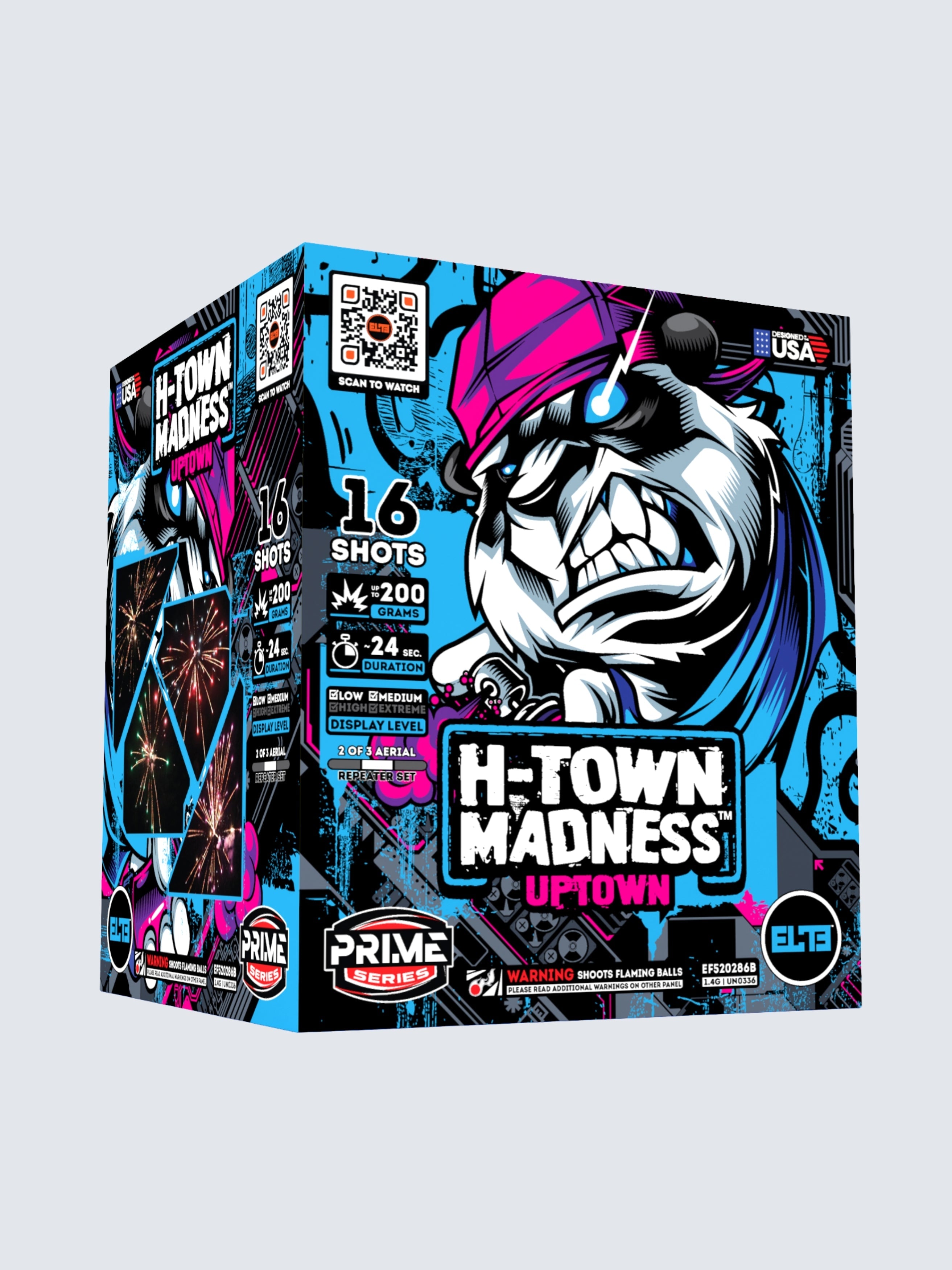 H-Town Madness™ | 192 Shot Aerial Repeater Box Kit™