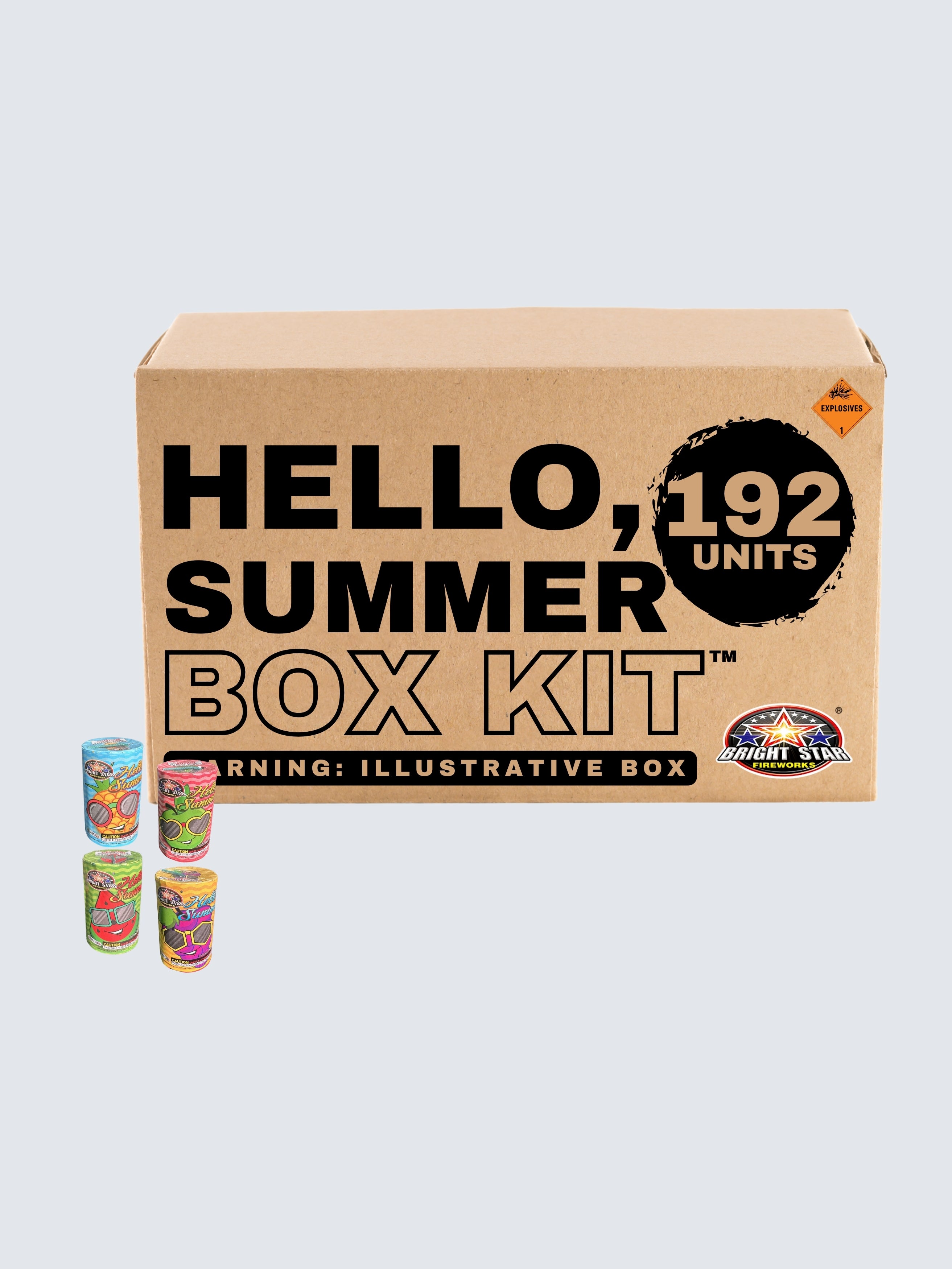 Hello, Summer | Standard Shower Fountain Spurt™ - Grape - Pinneapple - Watermelon - Apple