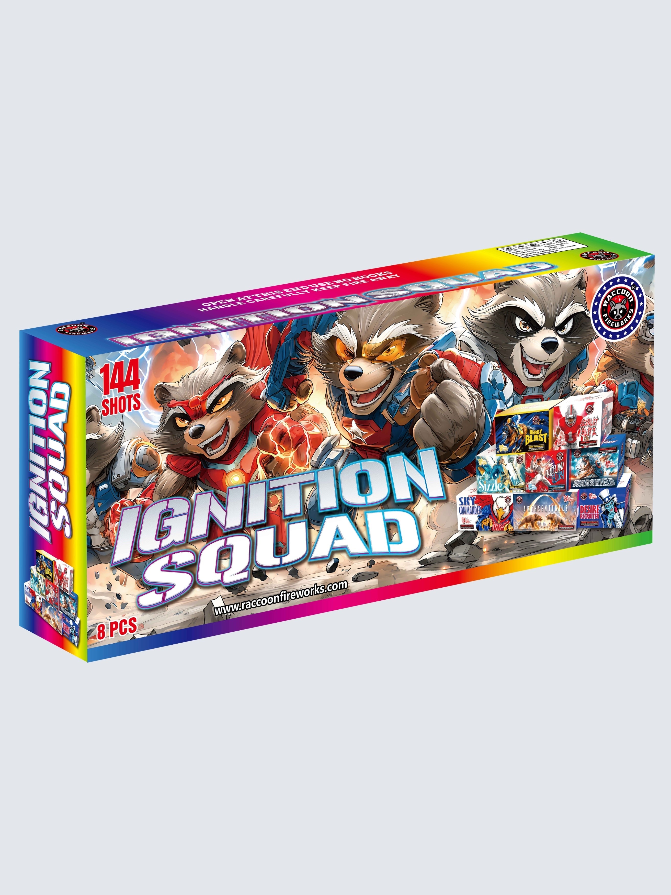 Ignition Squad | 144 Shot Aerial Repeater Box Kit™