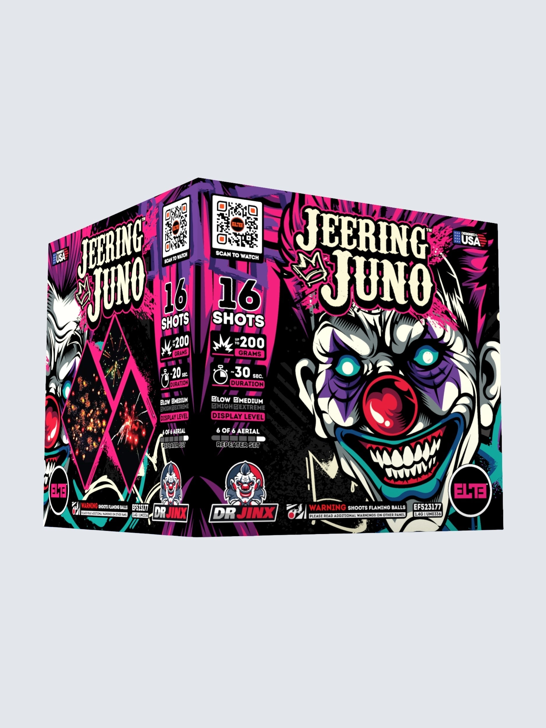 Jinx Jesters™ | 192 Shot Aerial Repeater Box Kit™