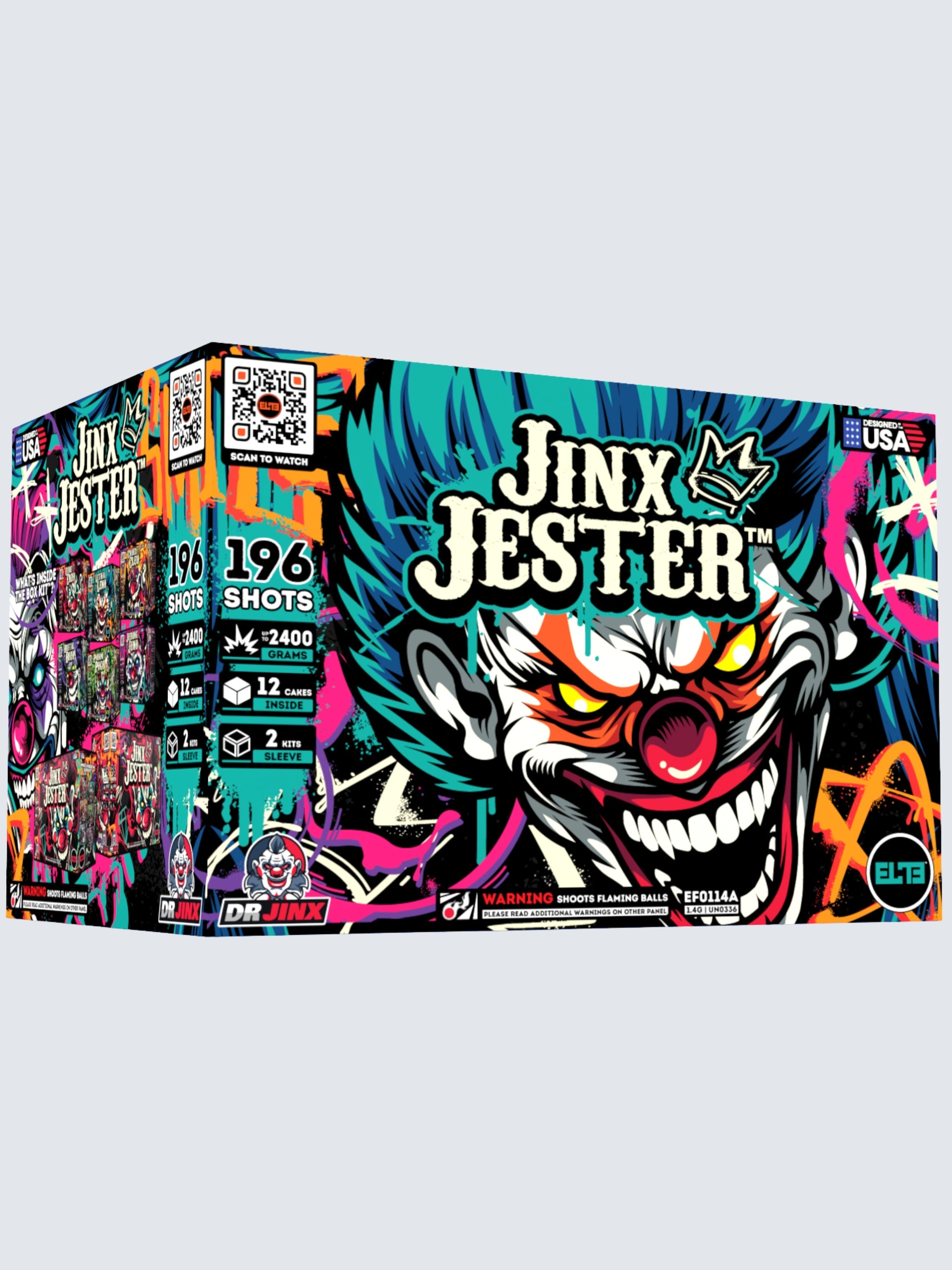 Jinx Jesters™ | 192 Shot Aerial Repeater Box Kit™
