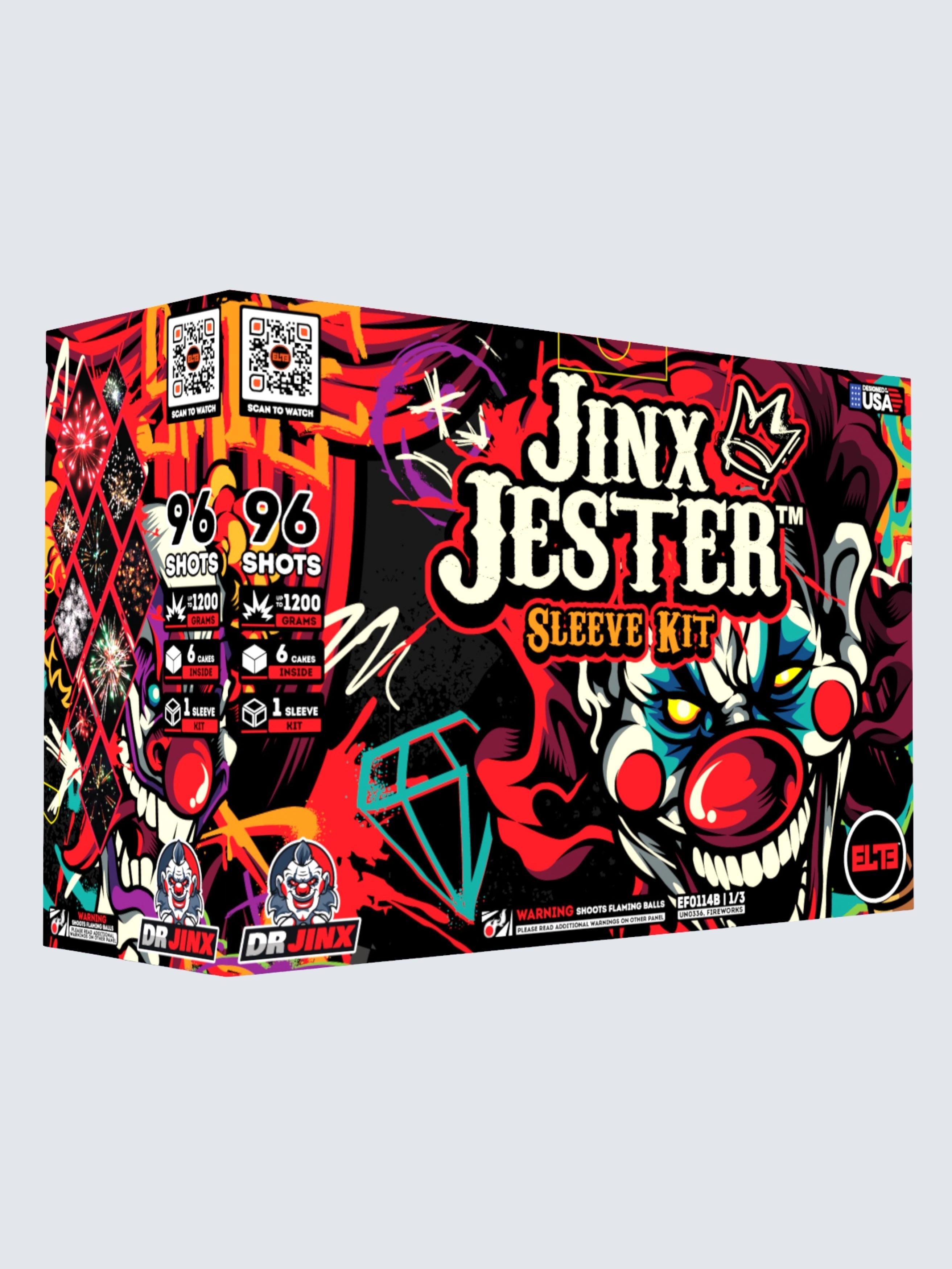 Jinx Jesters™ | 192 Shot Aerial Repeater Box Kit™