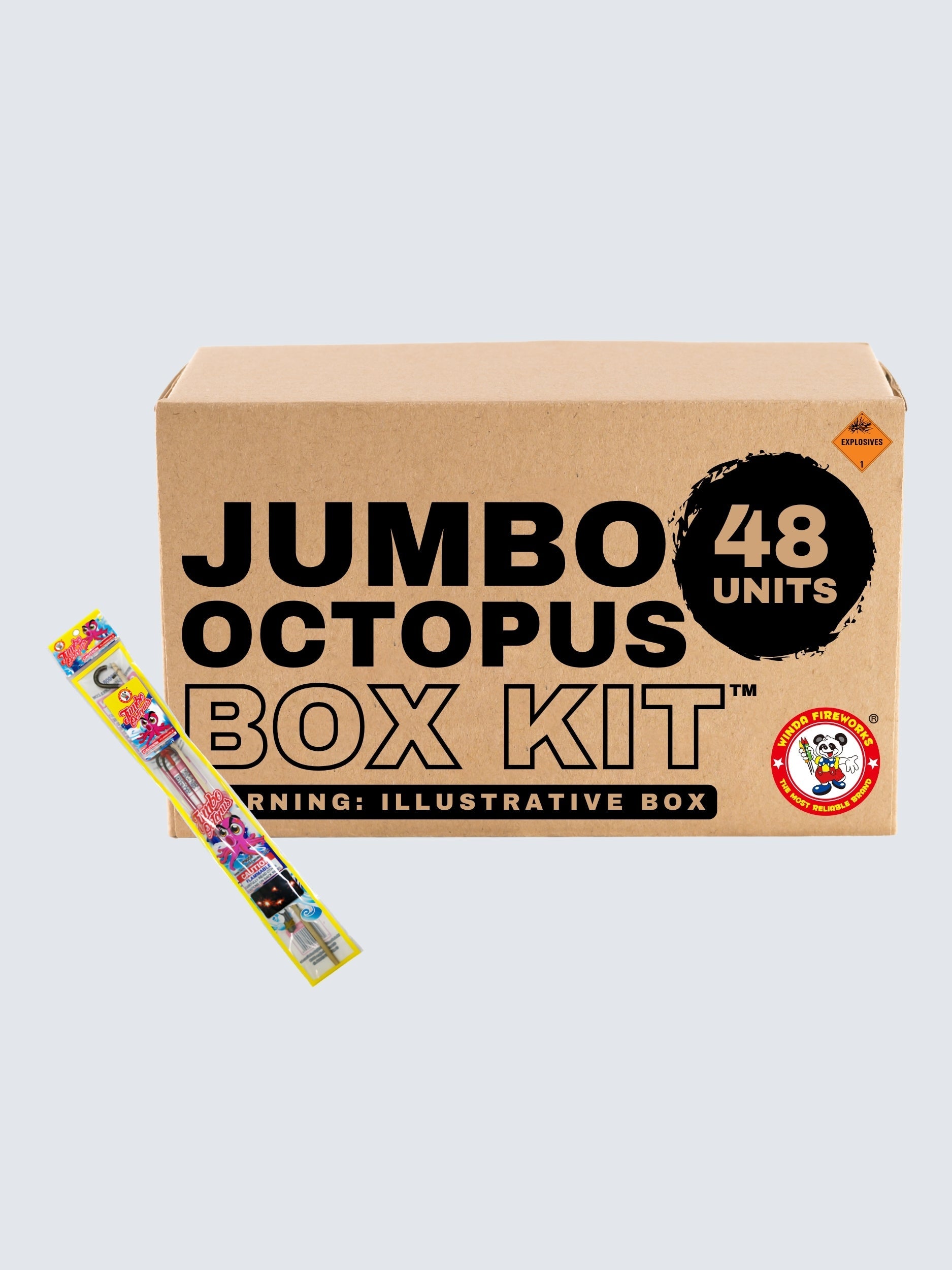 Jumbo Octopus |  16 Inch Gold Metal Handheld Sparkler