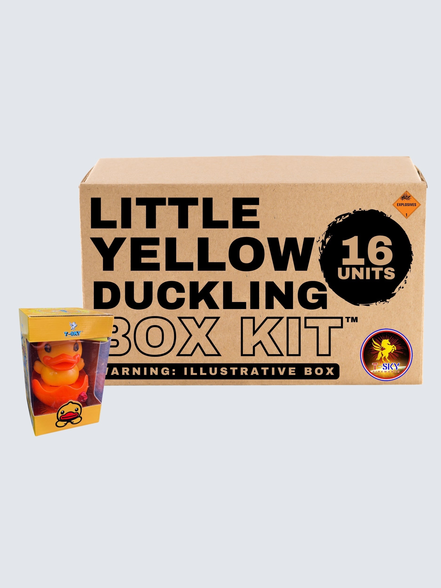 Little Yellow Duckling | Toylike Plastic Shape Ground Novelty