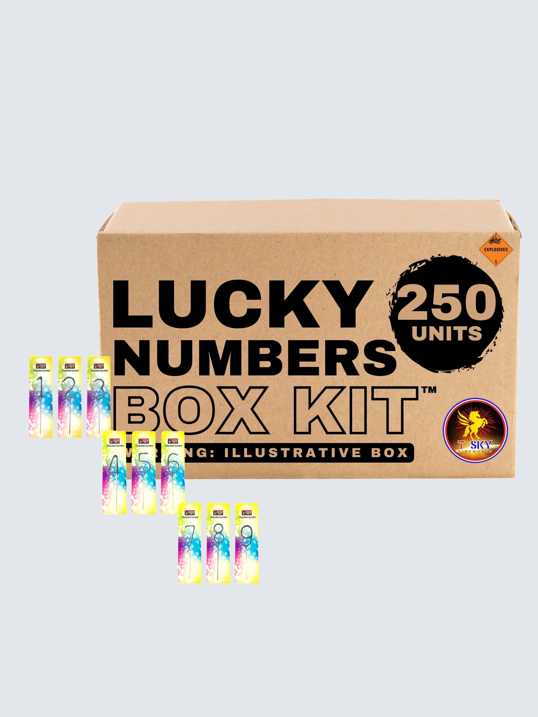 Lucky Number | Metal Handheld Sparkler