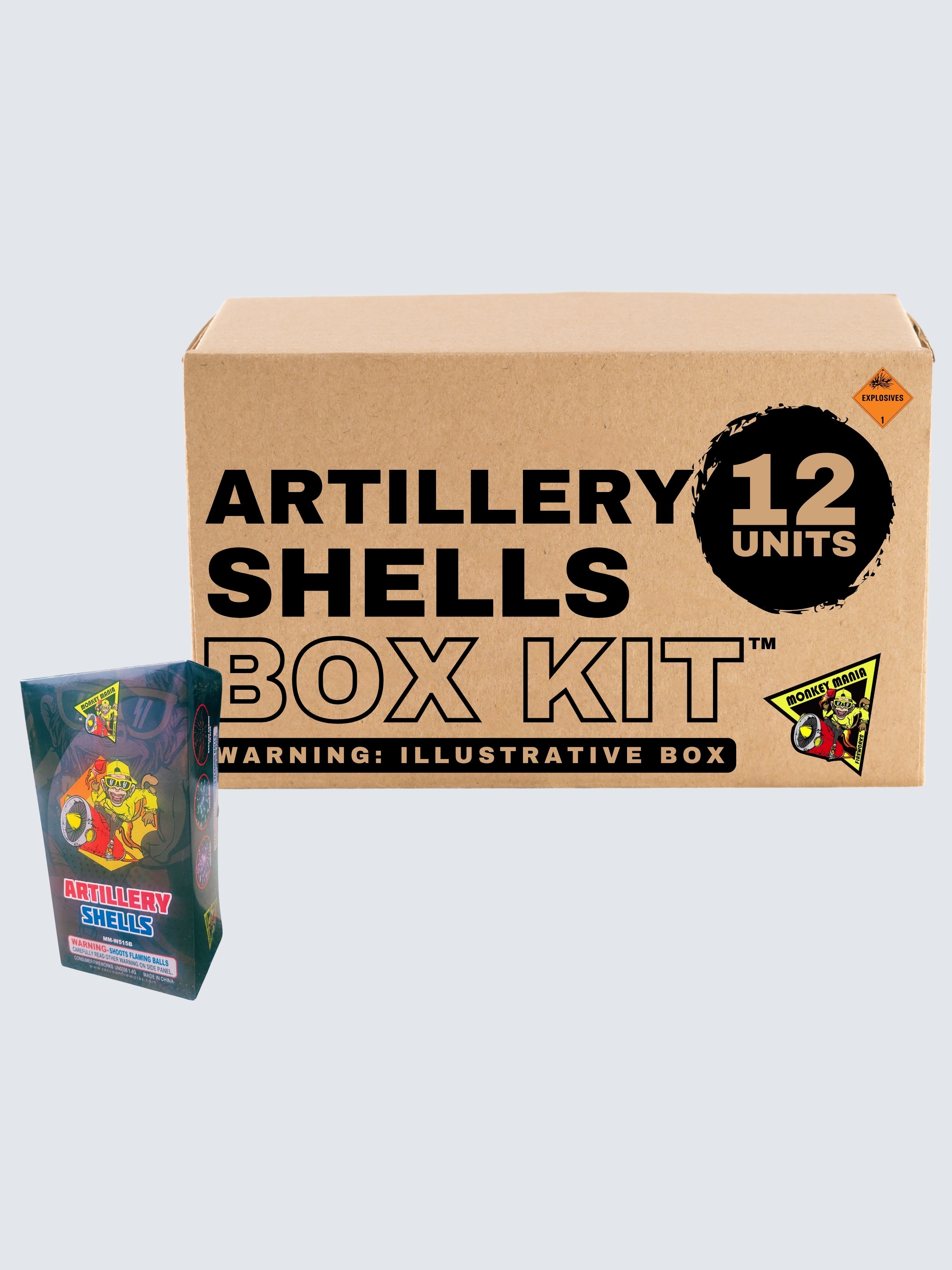 Monkey Mania Artillery Shells | 6 Artillery Shell