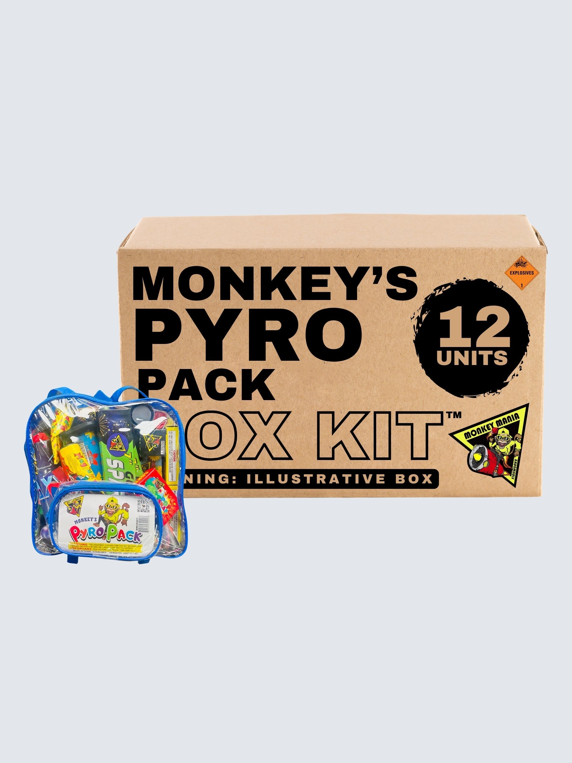 Monkey's Pyro Pack | Safe & Sane Ground Variety Assortment