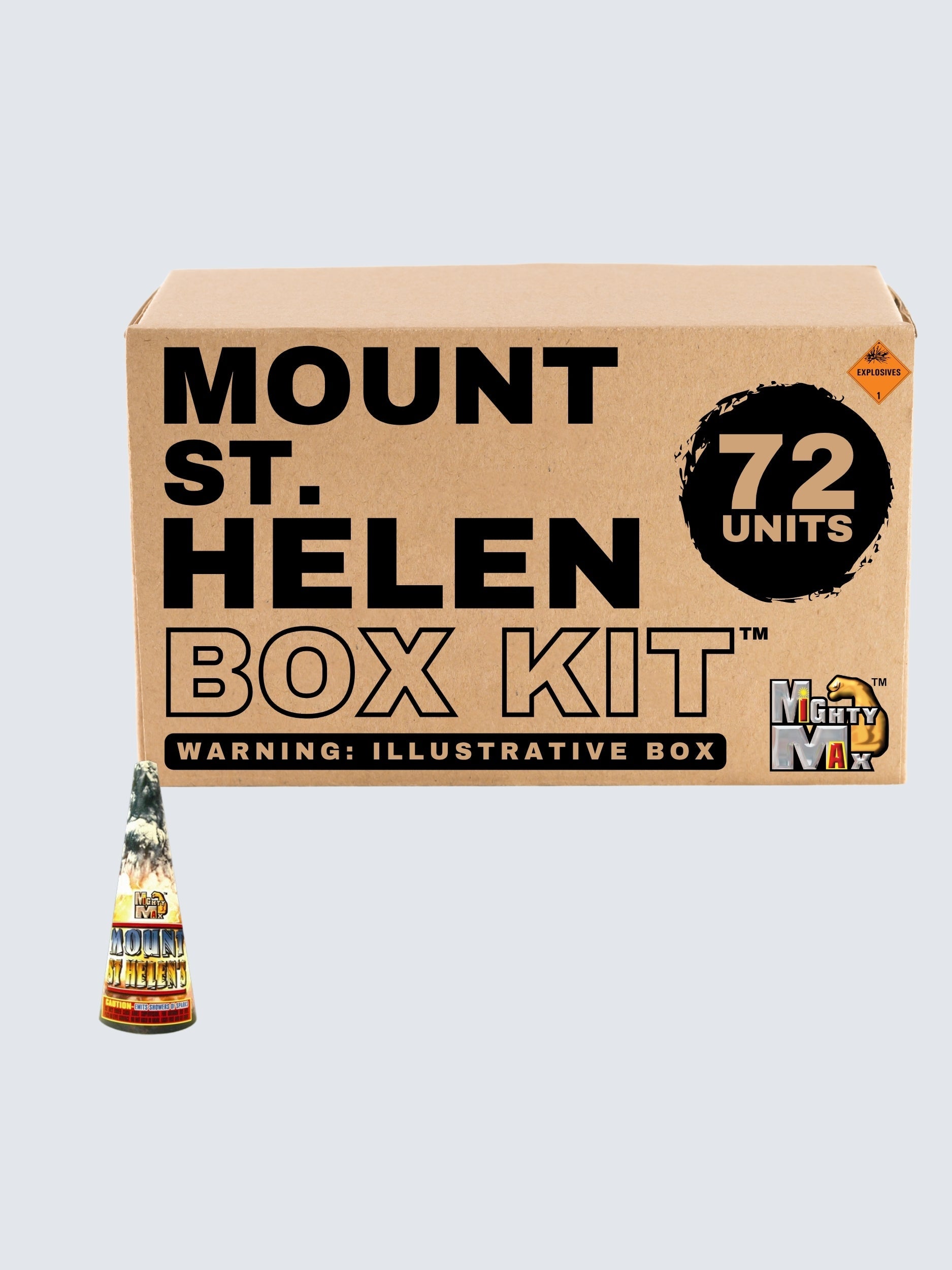 Mount St. Helen 10" | Large Shower Fountain Spurt™