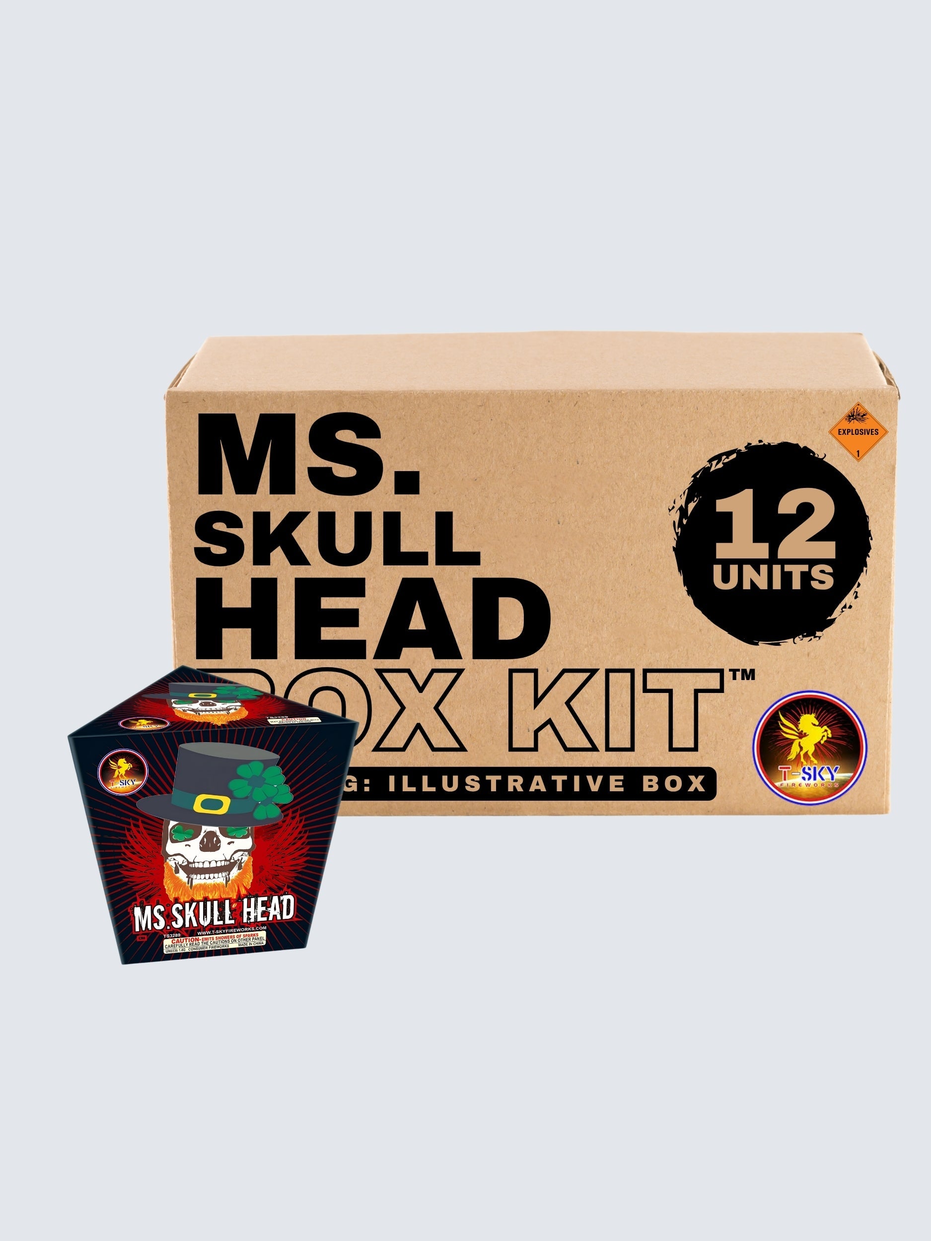 Ms. Skull Head | Large Shower Fountain Spurt™