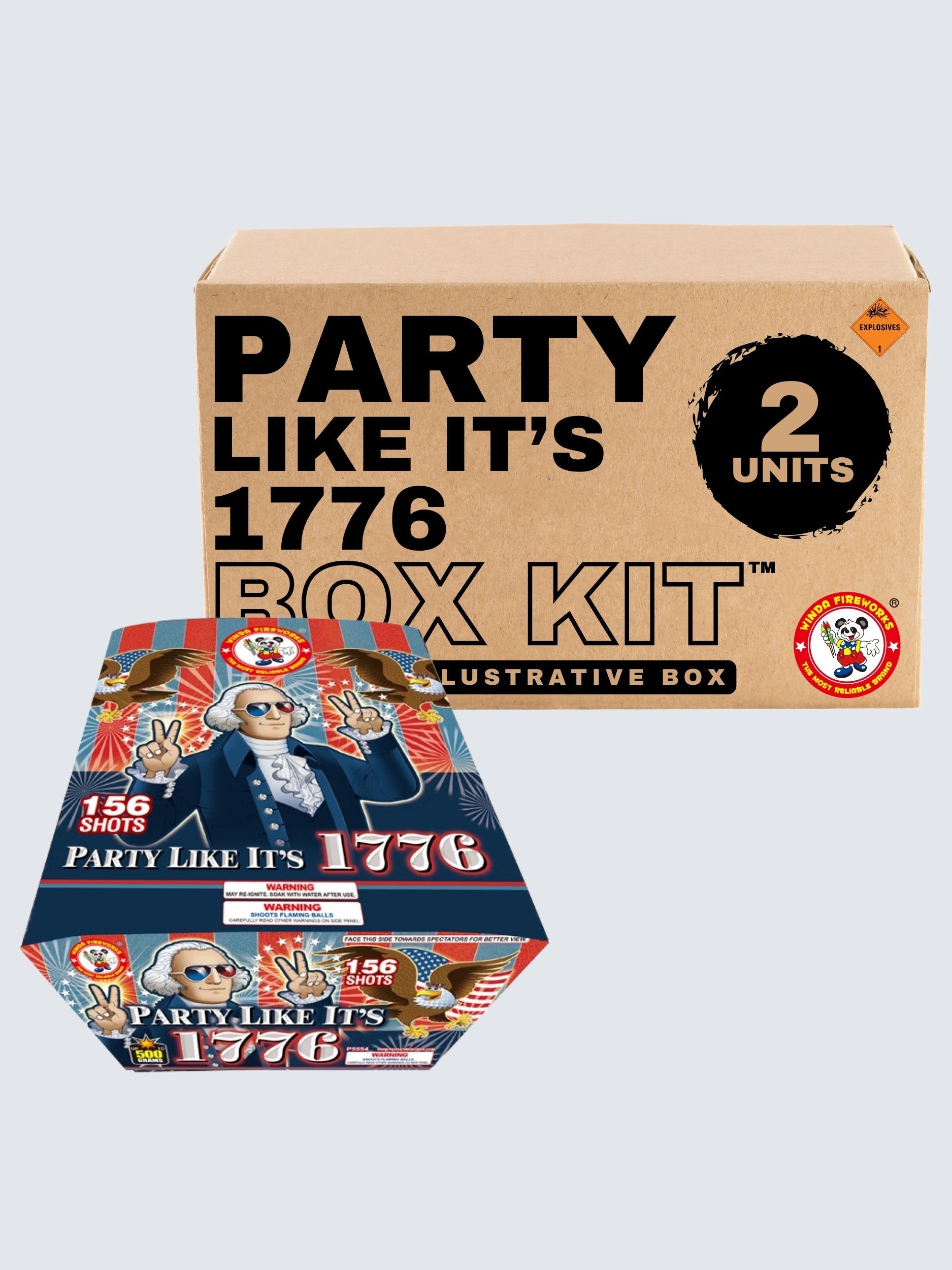 Party Like It's 1776 | 156 Shot Aerial Repeater