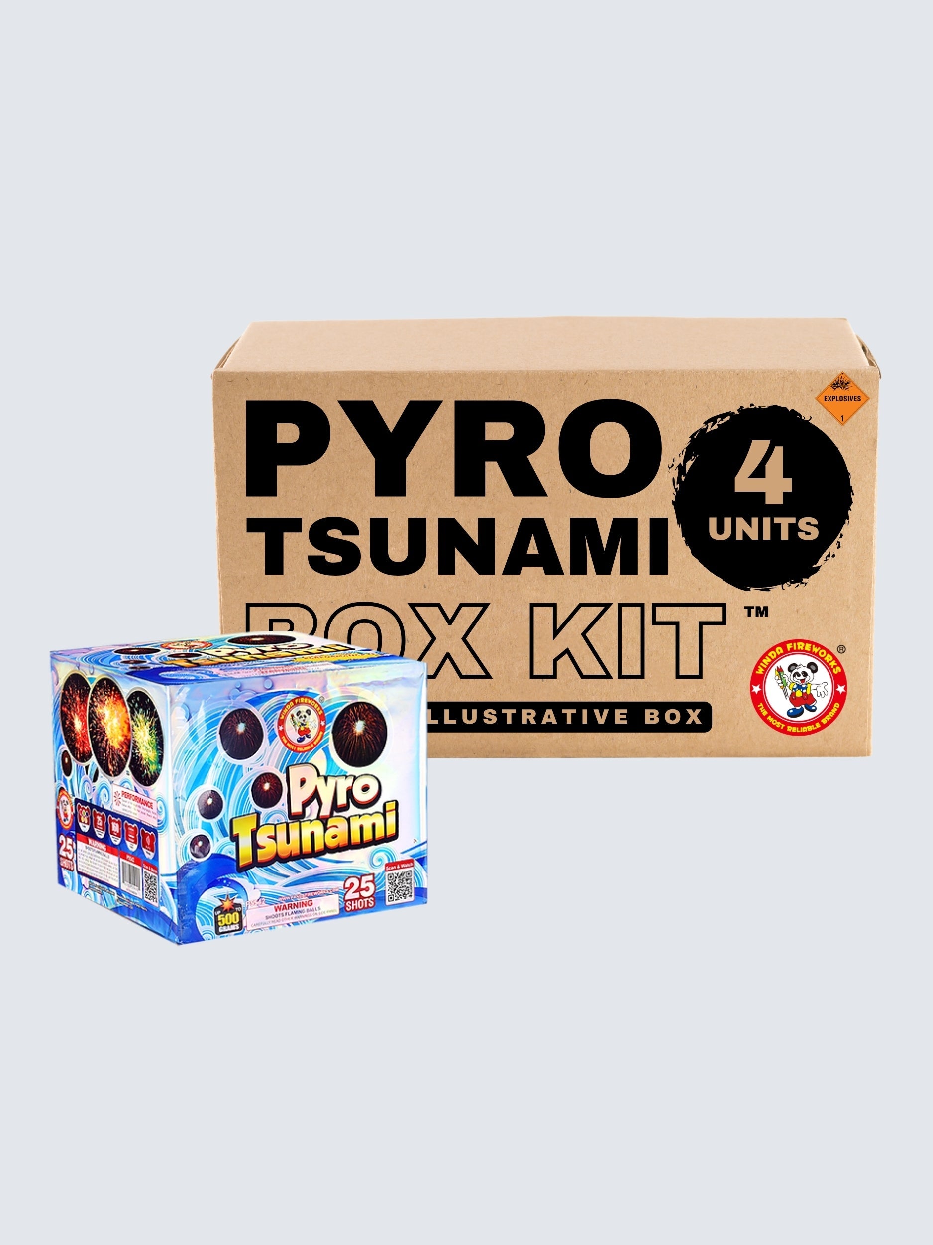 Pyro Tsunami | 25 Shot Aerial Repeater