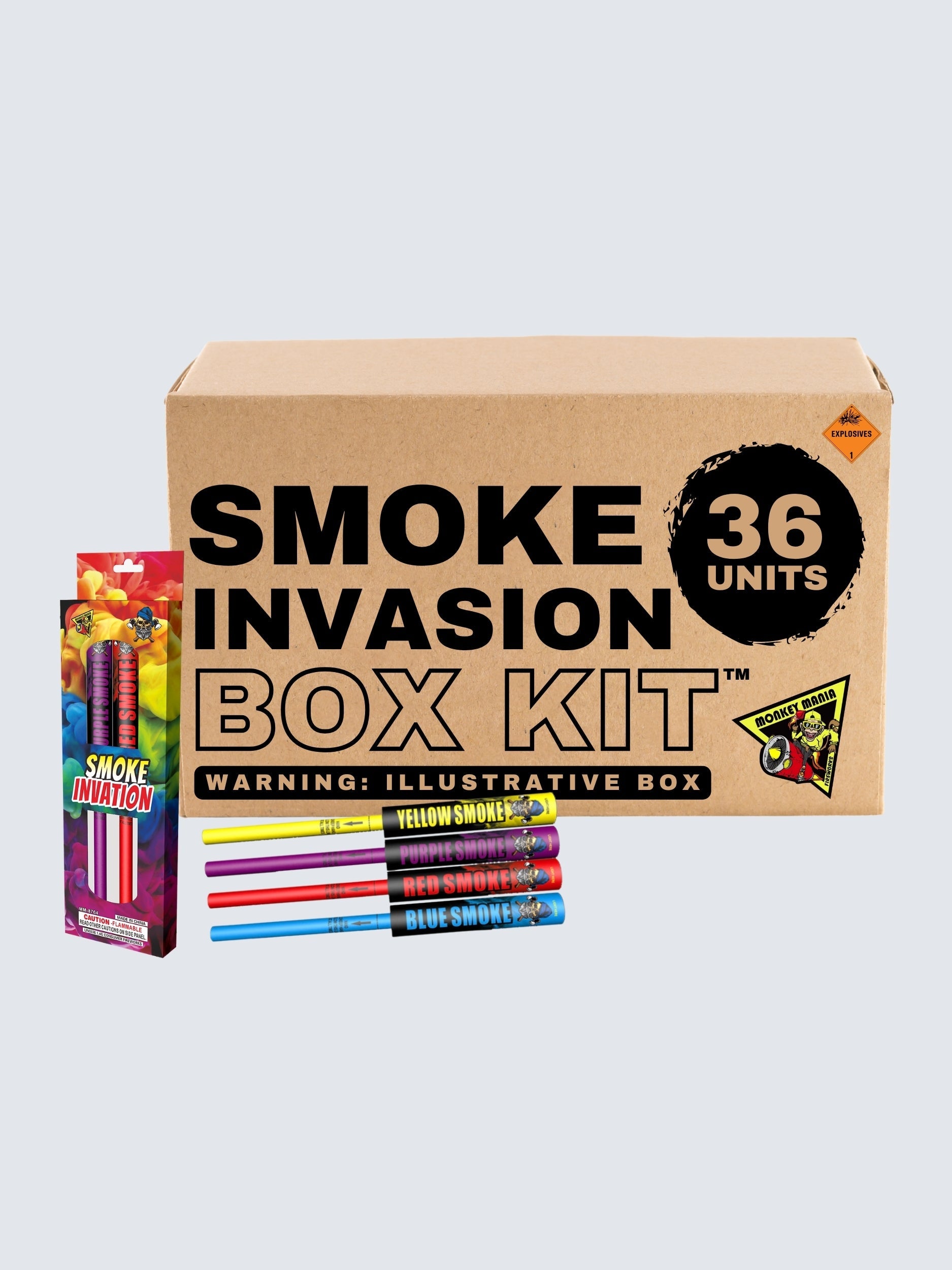 Smoke Invasion | Four Color Assorted Smoke Gadget