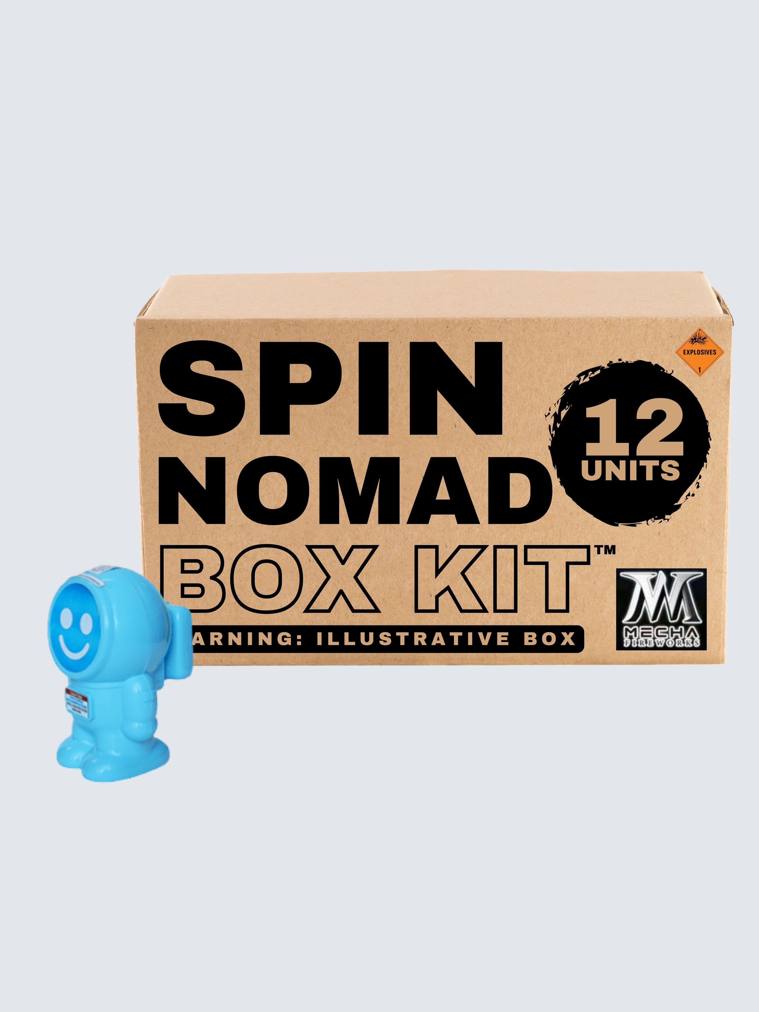 Spin Nomad | Toylike Plastic Shape Ground Novelty