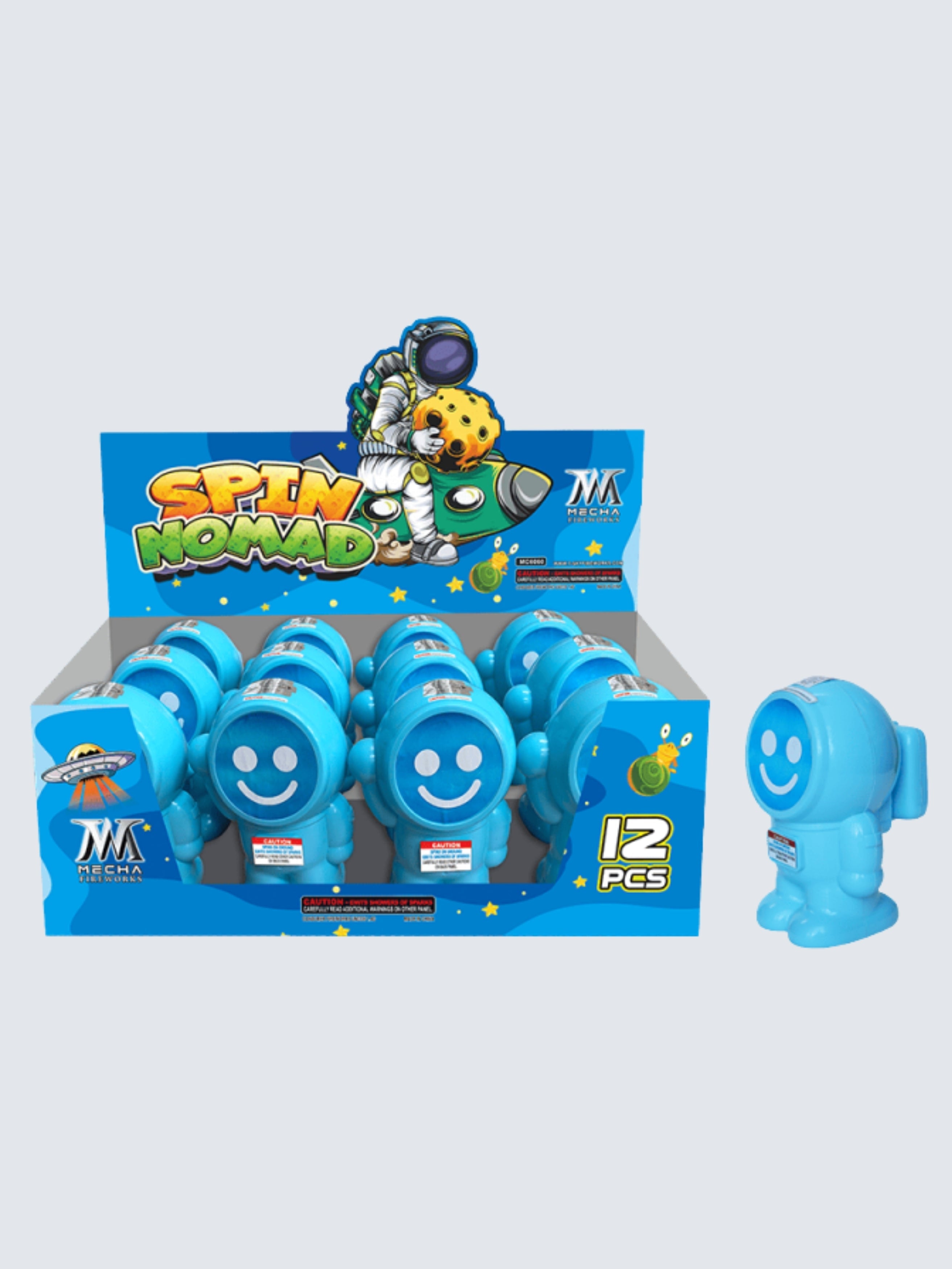 Spin Nomad | Toylike Plastic Shape Ground Novelty