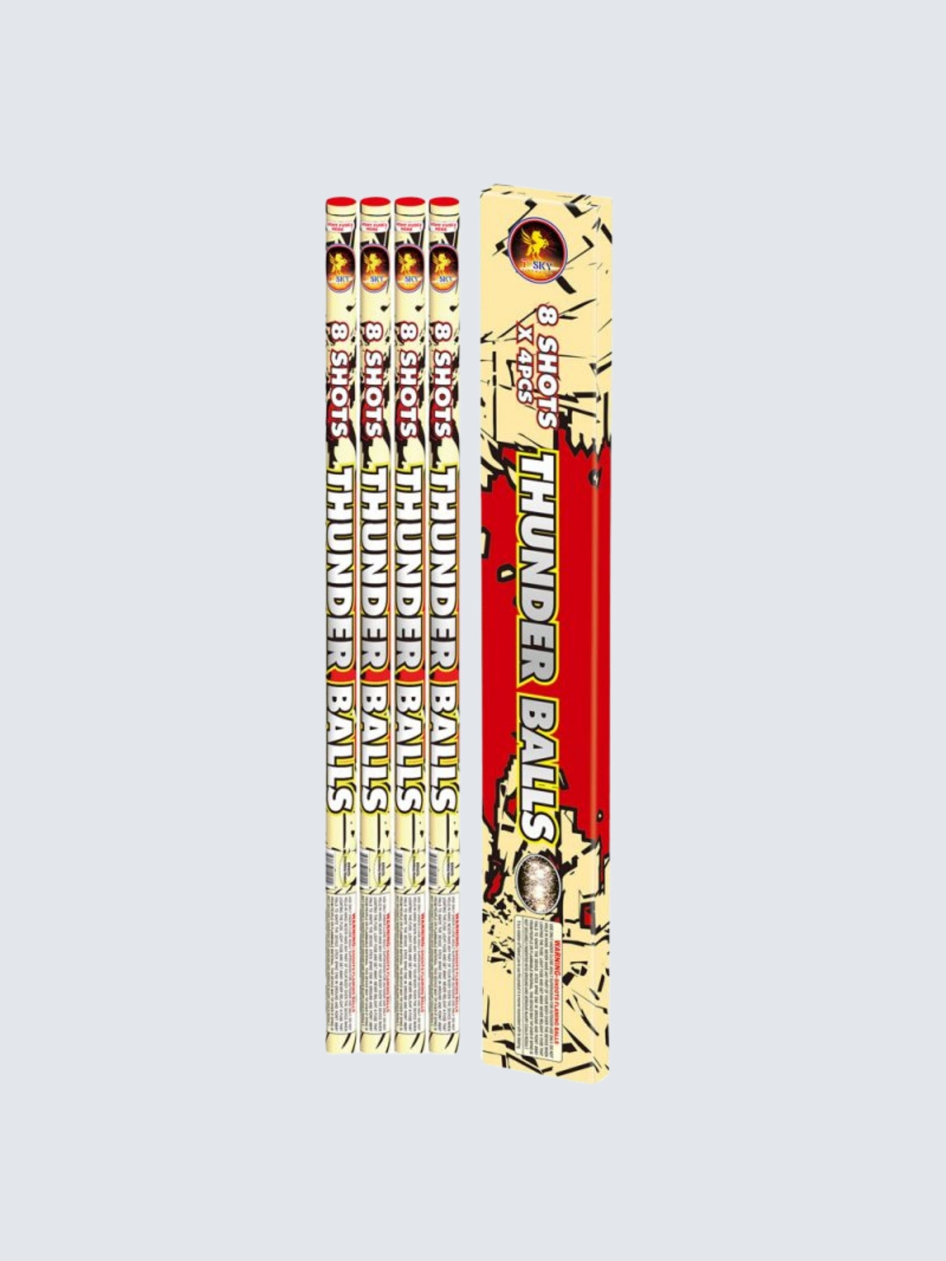 Thunder Balls | 8 Shot Roman Candle