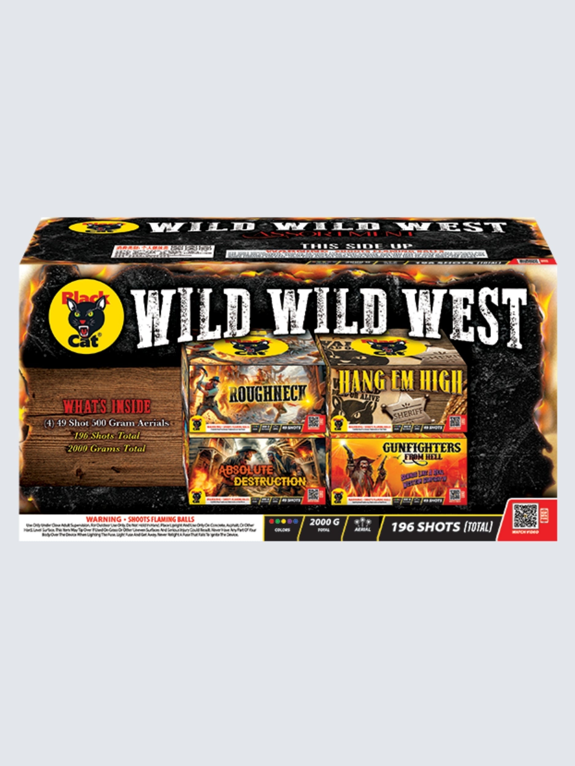 Wild Wild West | 196 Shot Aerial Repeater Box Kit™