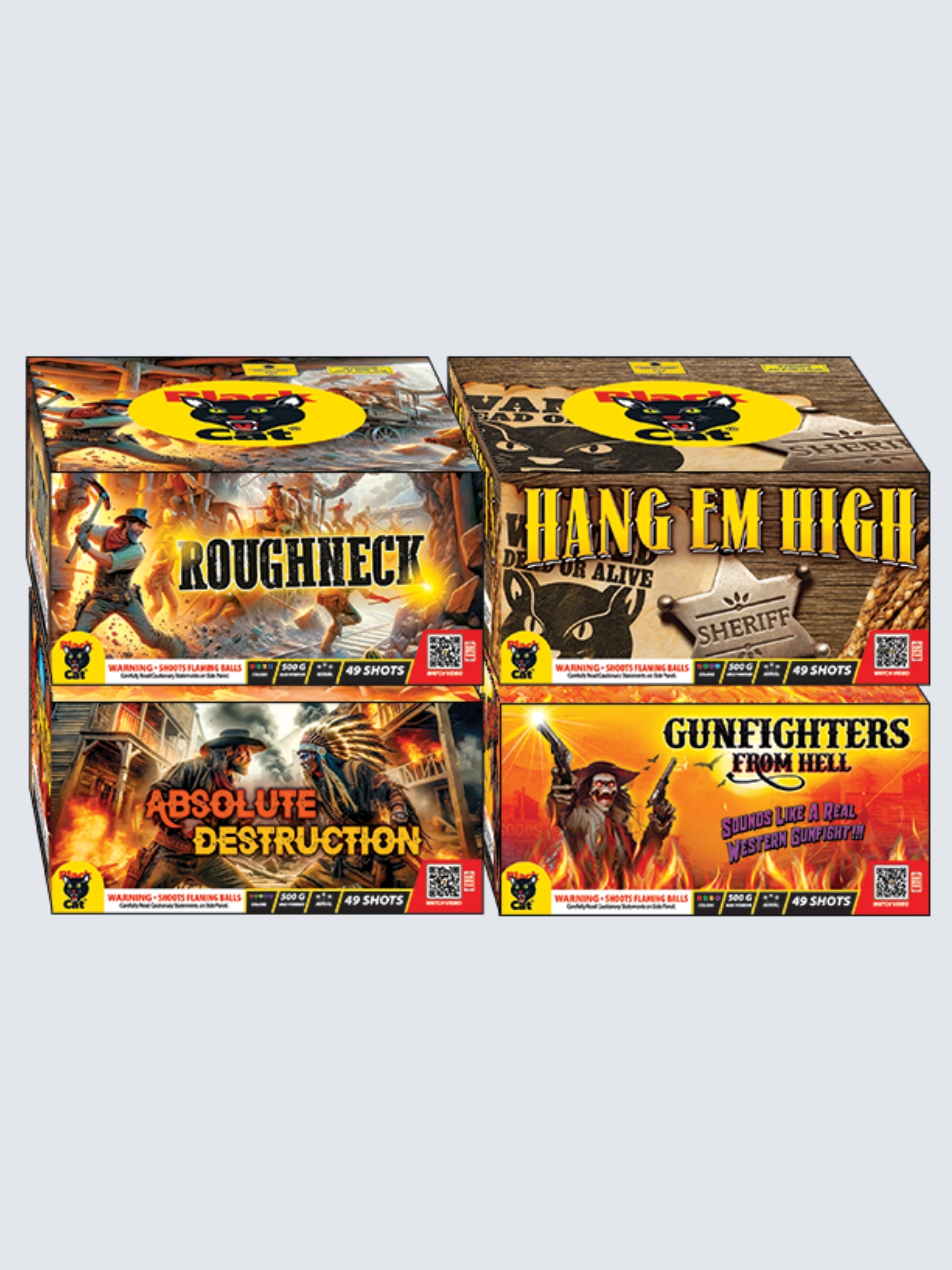 Wild Wild West | 196 Shot Aerial Repeater Box Kit™