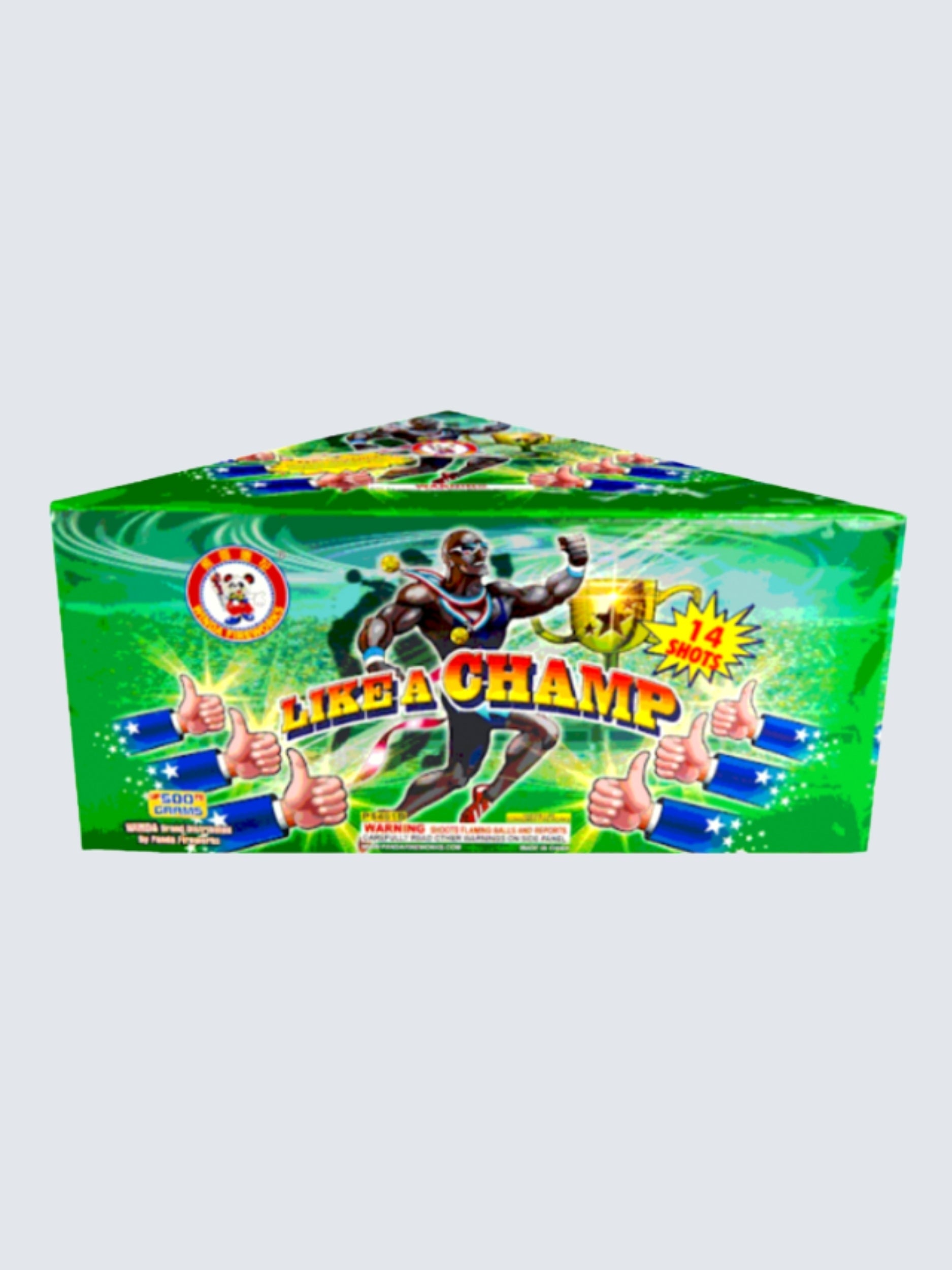 Amped Up! | 56 Shot Box Kit™ - Like a Boss - Like a Champ - Like a Hero - Like a Star by Winda Fireworks -Shop Online for X-tra Large Cake™ at Elite Fireworks!