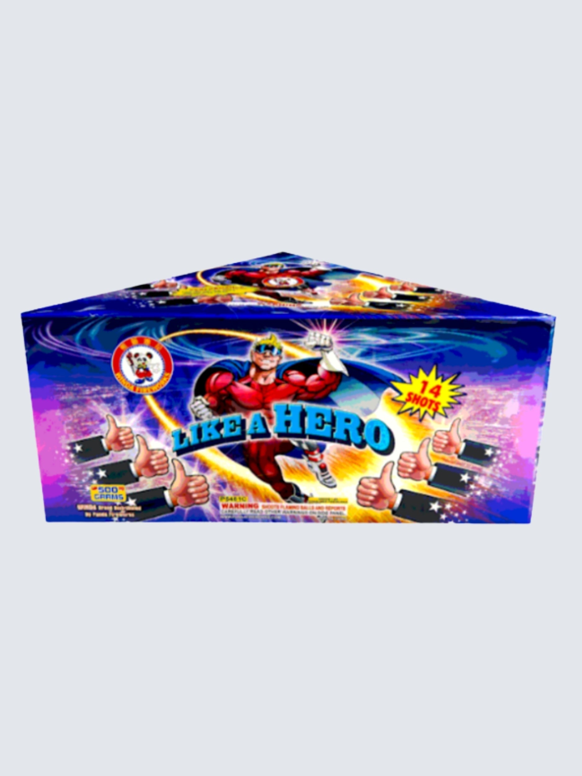 Amped Up! | 56 Shot Box Kit™ - Like a Boss - Like a Champ - Like a Hero - Like a Star by Winda Fireworks -Shop Online for X-tra Large Cake™ at Elite Fireworks!