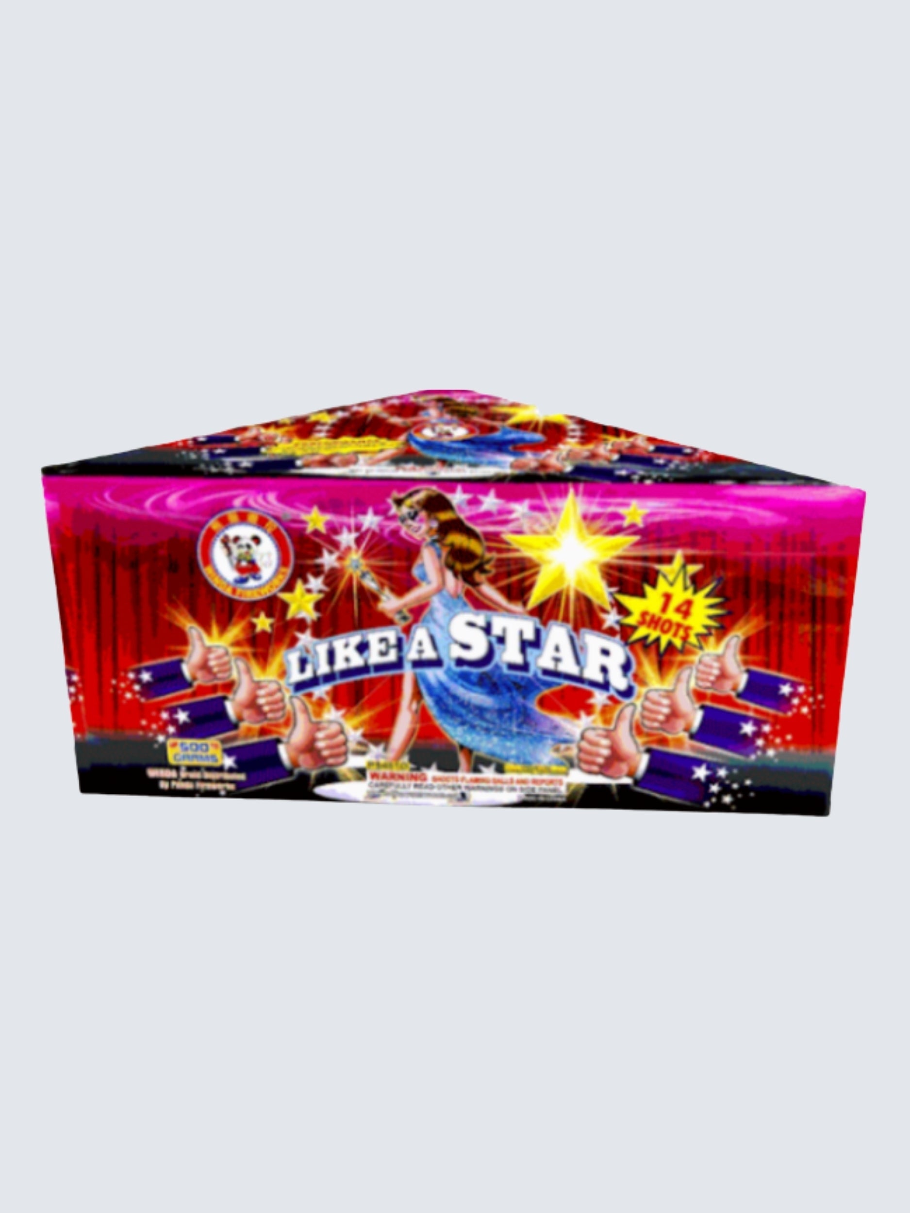 Amped Up! | 56 Shot Box Kit™ - Like a Boss - Like a Champ - Like a Hero - Like a Star by Winda Fireworks -Shop Online for X-tra Large Cake™ at Elite Fireworks!
