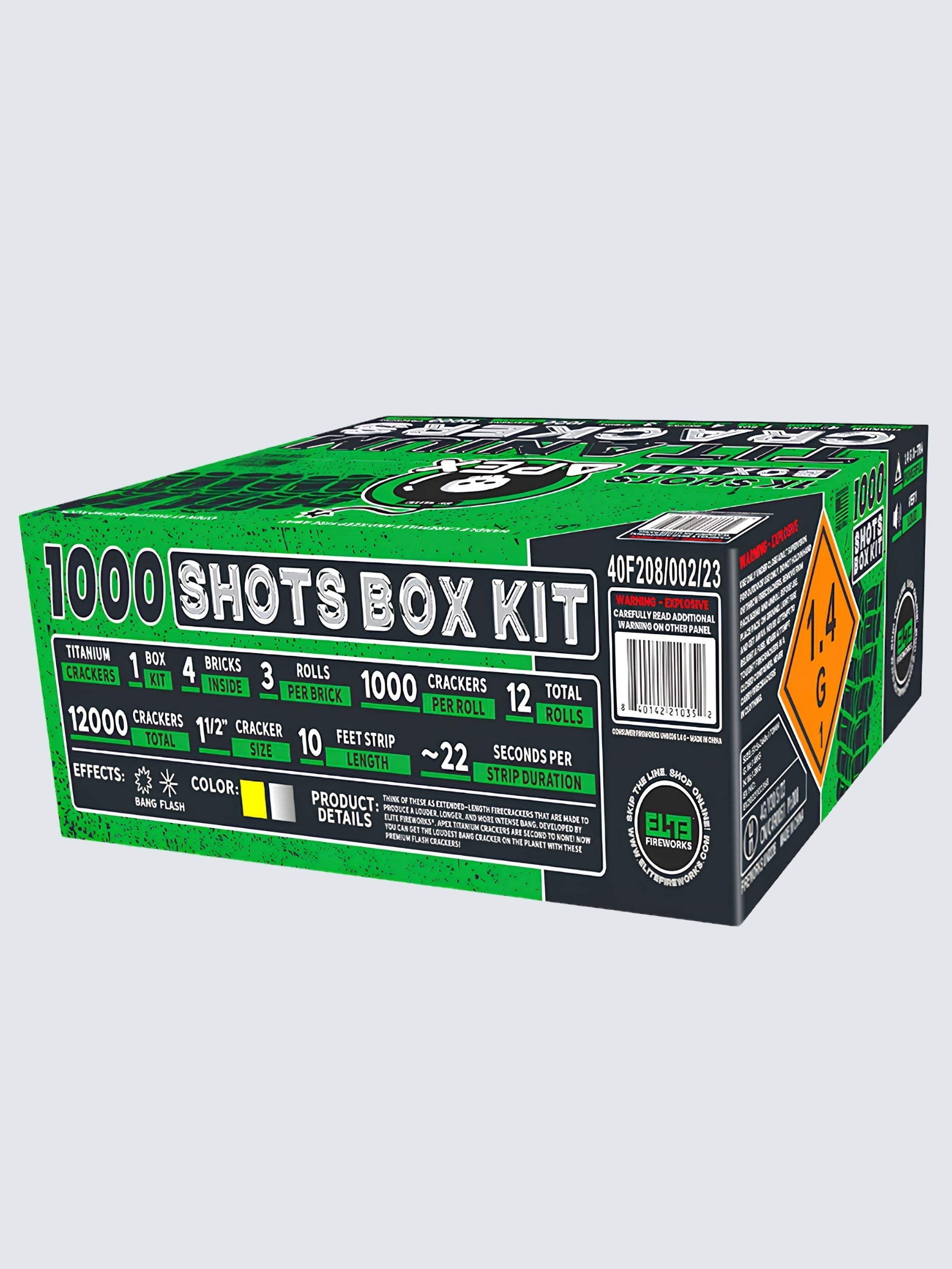 Apex Titanium Crackers™ | 1000 Shot Noisemaker by Apex by Elite!™ -Shop Online for Large Titanium Cracker at Elite Fireworks!