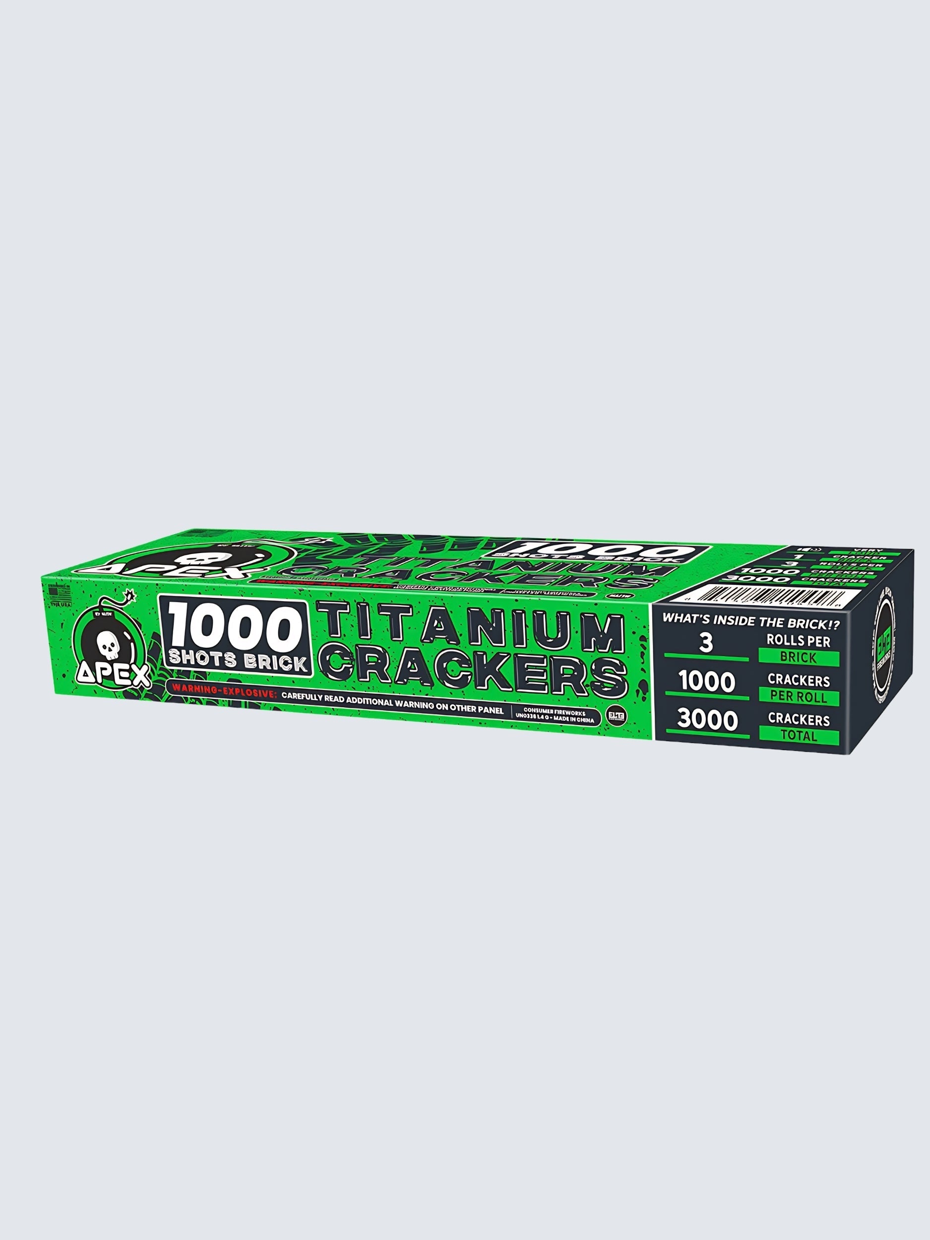 Apex Titanium Crackers™ | 1000 Shot Noisemaker by Apex by Elite!™ -Shop Online for Large Titanium Cracker at Elite Fireworks!