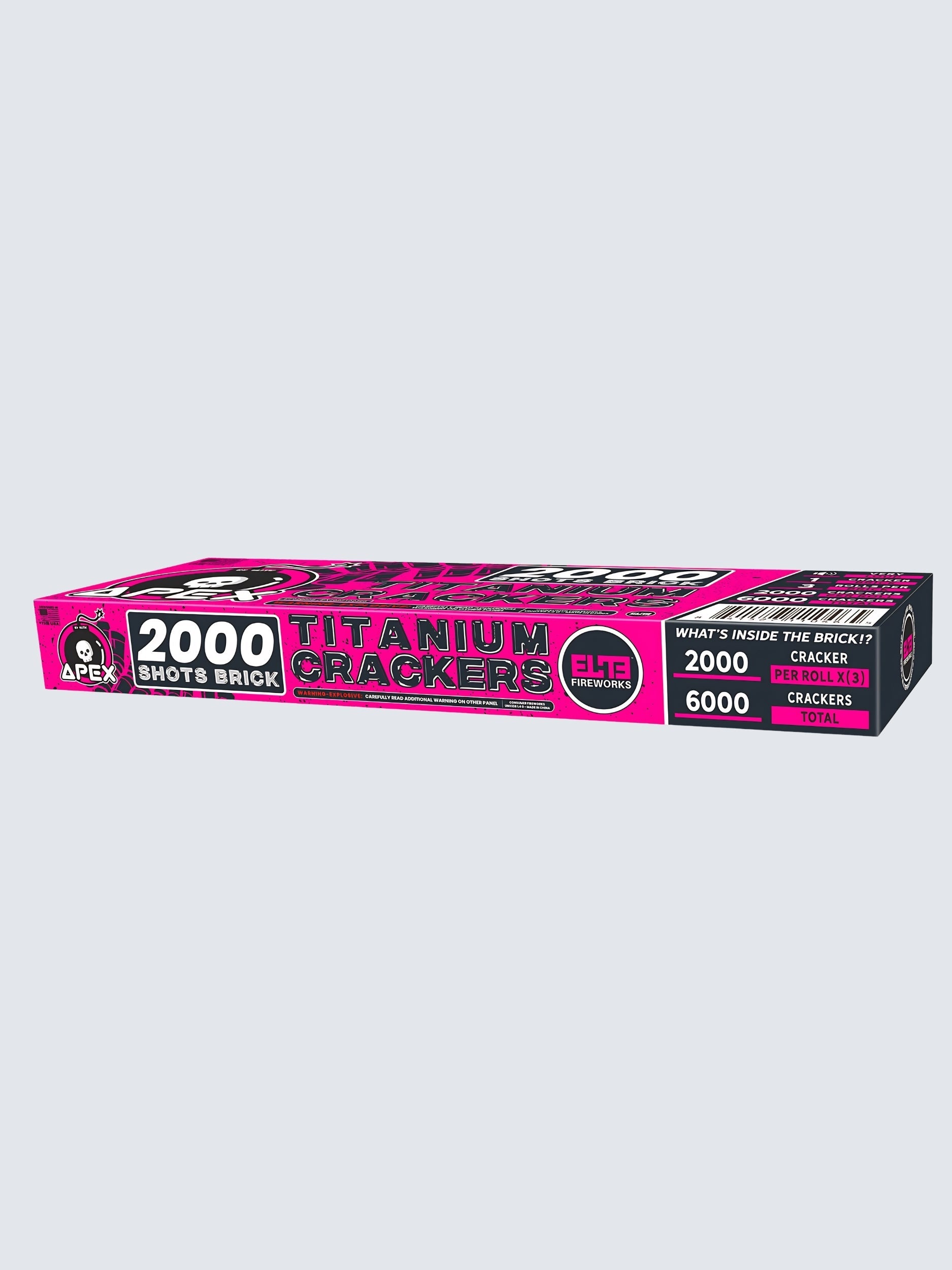 Apex Titanium Crackers™ | 2000 Shot Noisemaker by Apex by Elite!™ -Shop Online for Large Titanium Cracker at Elite Fireworks!